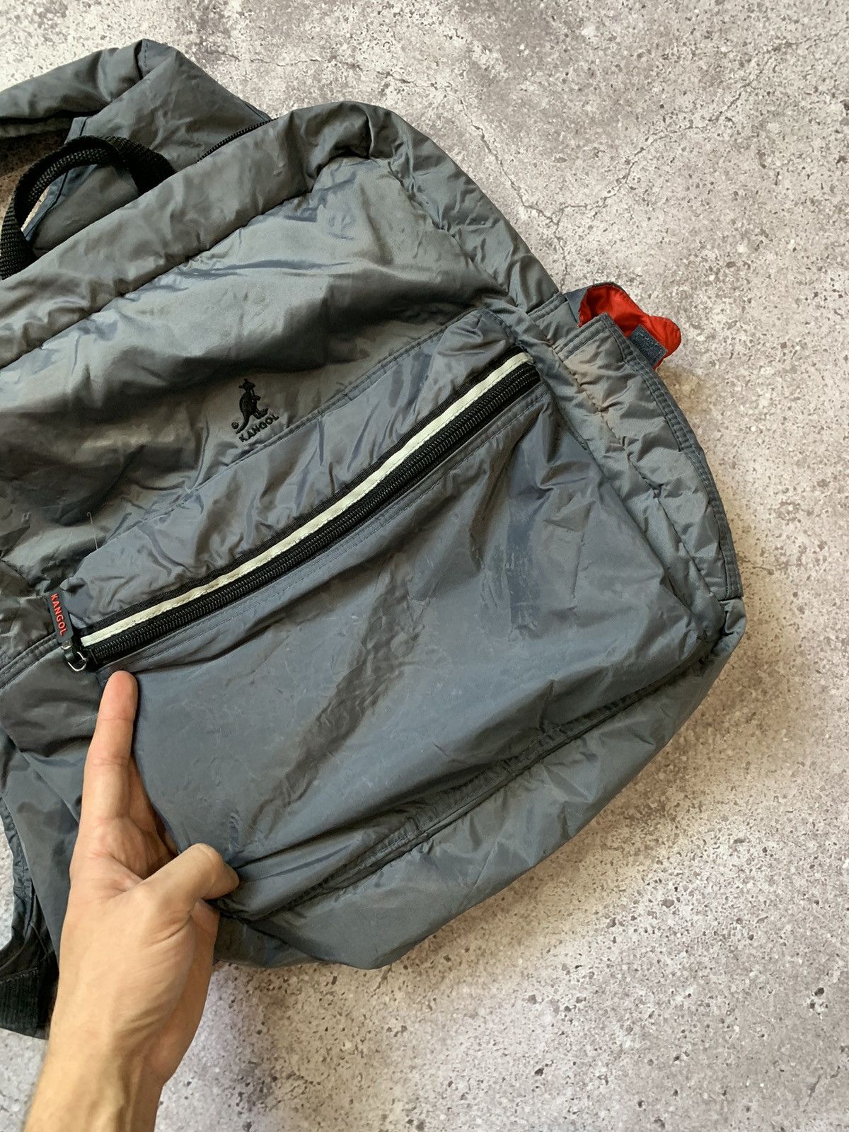 Kangol × Vintage Vintage 90s Y2K Kangol Sling Bag Gorpcore Backpack Size ONE SIZE - 5 Thumbnail