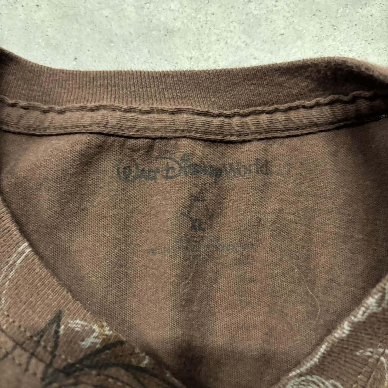 Japanese Brand × Vintage Crazy Vintage Y2K/2000s Grunge Cyber Goth Brown Pirates Of The Caribbean Skull Graphic Tee! Size L / US 10 / IT 46 - 3 Thumbnail