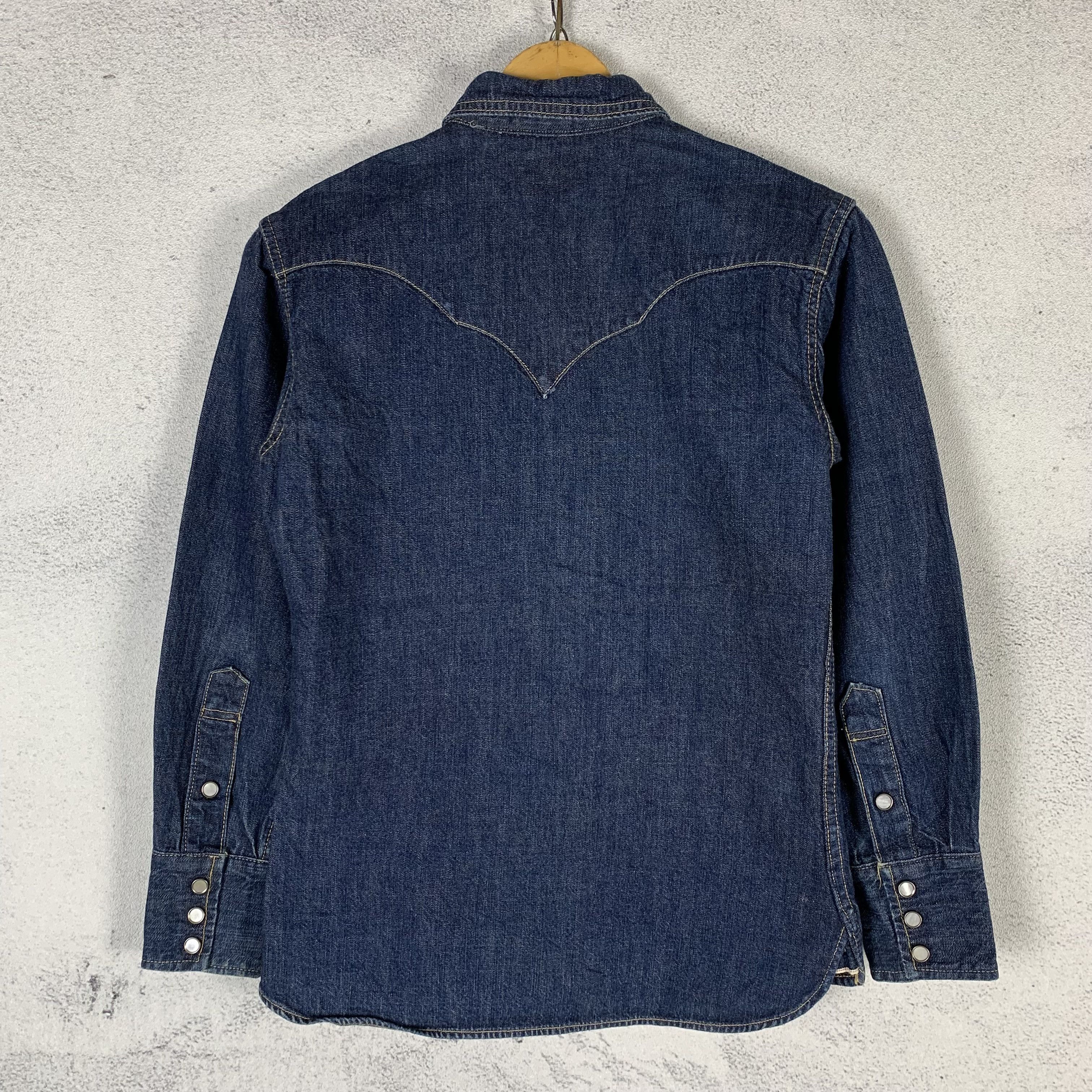 The Flat Head The Flat Head Denim Western Shirt Size US XS / EU 42 / 0 - 2 Thumbnail