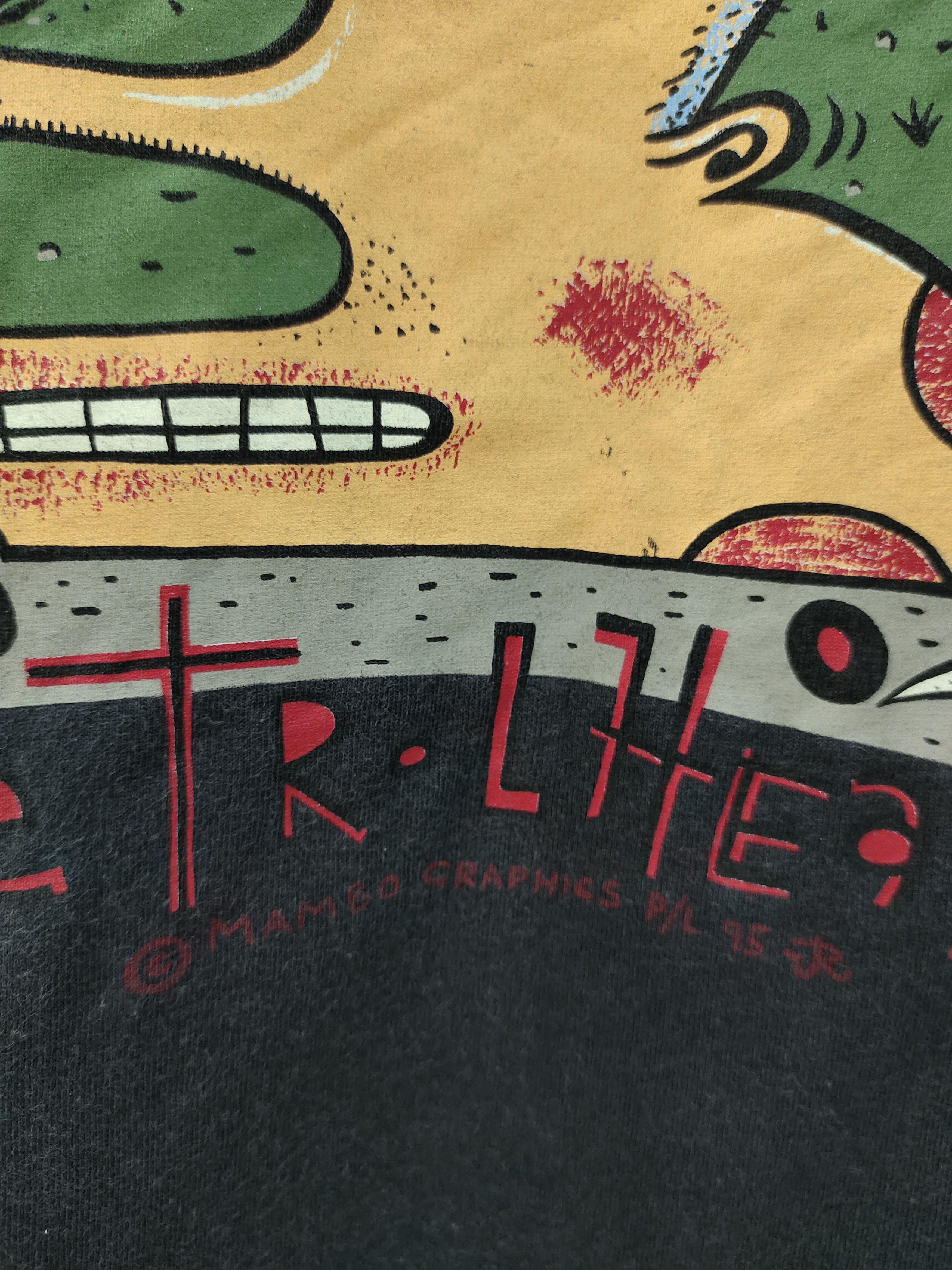 Mambo × Vintage Vintage 90s Mambo Art Snill Animal Tee Size US L / EU 52-54 / 3 - 5 Thumbnail