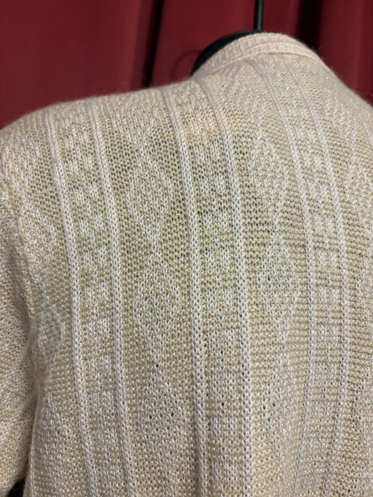 Jantzen Vintage Jantzen Cardigan Sweater 70’s Cable Knit Size US XL / EU 56 / 4 - 4 Thumbnail