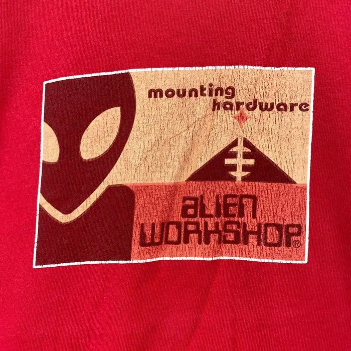 Alien Workshop Vtg ALIEN WORKSHOP Mounting Hardware Tee Shirt Dinosaur Jr Size US L / EU 52-54 / 3 - 4 Thumbnail