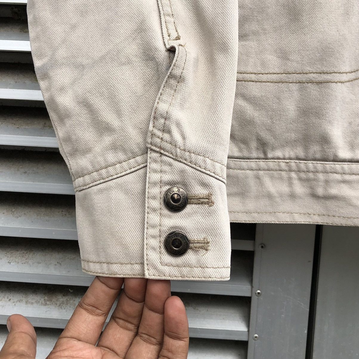 Vintage Vintage Jawin Denim Work Jacket Size US L / EU 52-54 / 3 - 6 Thumbnail