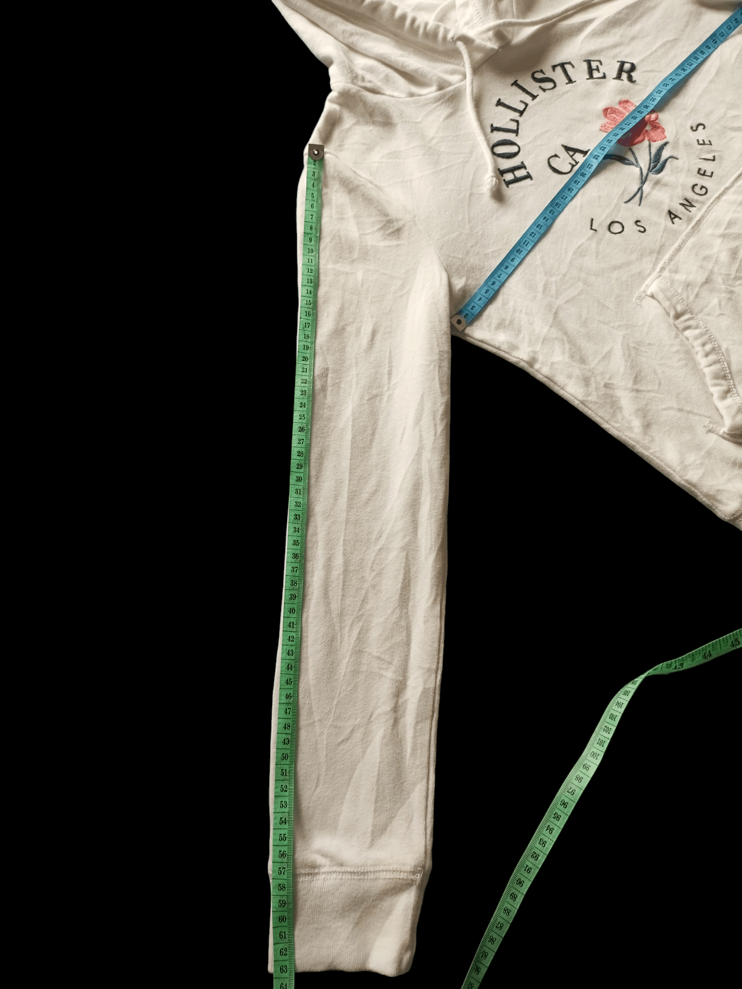Hollister × Le Grande Bleu (L.G.B.) HOLLISTER CA 🌸 LOS ANGELES WHITE HOODIE Size US M / EU 48-50 / 2 - 10 Thumbnail