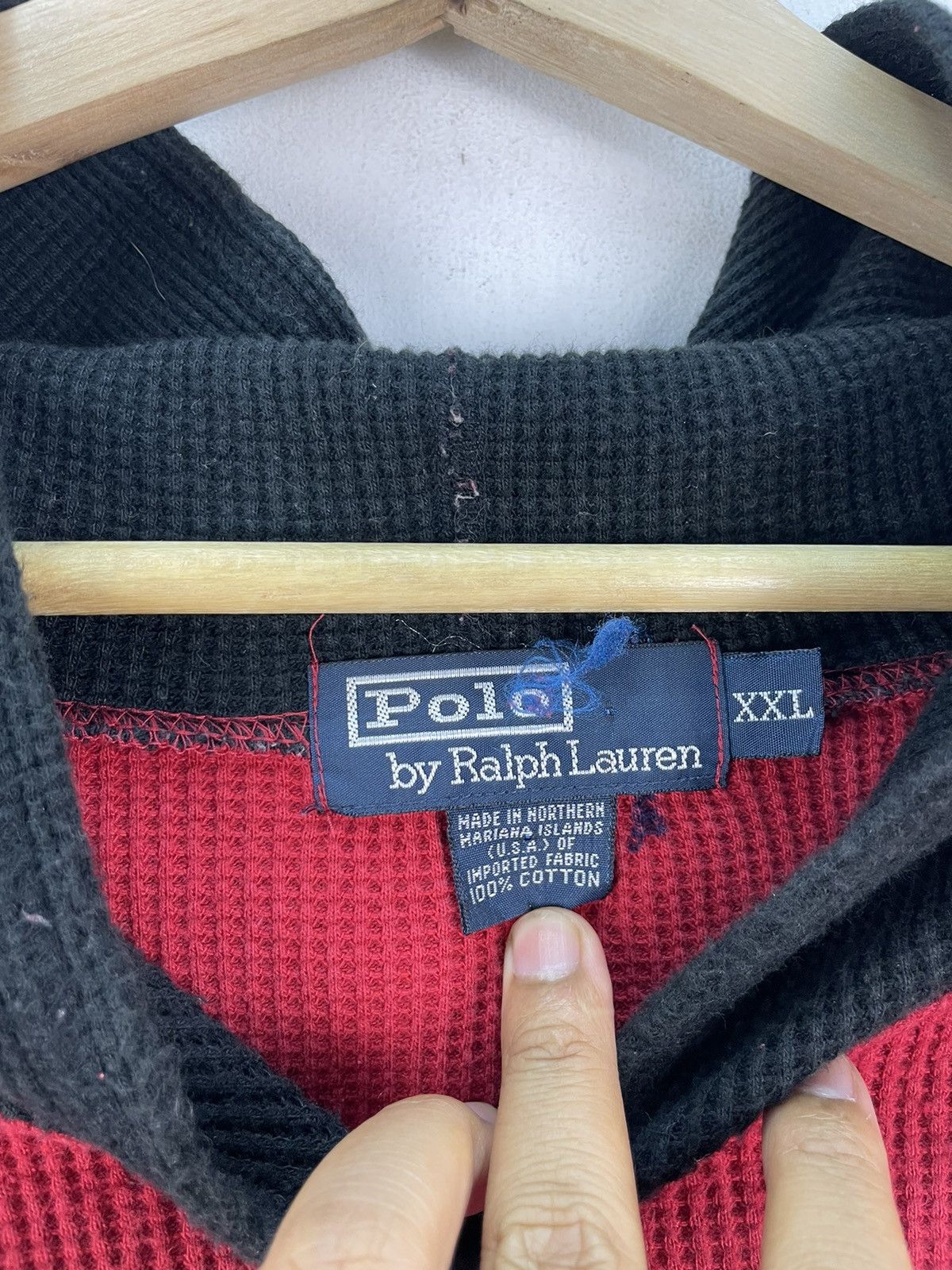 Ralph Lauren Vintage Polo Ralph Lauren Hoodie Waffle Knit Size 2XL Size US XXL / EU 58 / 5 - 8 Thumbnail