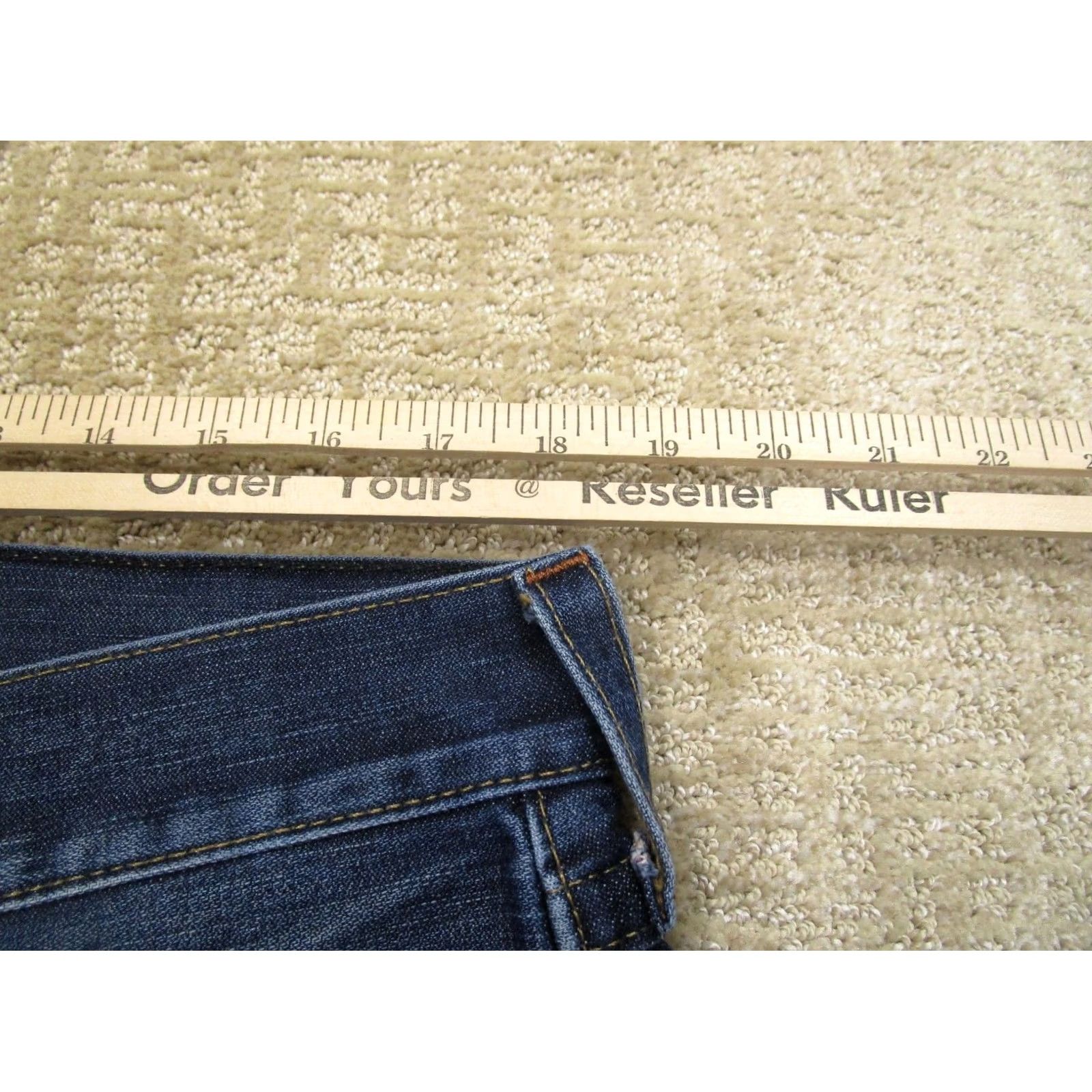 True Religion True Religion World Tour Jeans Men 38x34 Blue Straight Ricky Denim Stretch 5-Pocket Regular Hipster Rock School Mens Size US 38 / EU 54 - 6 Thumbnail