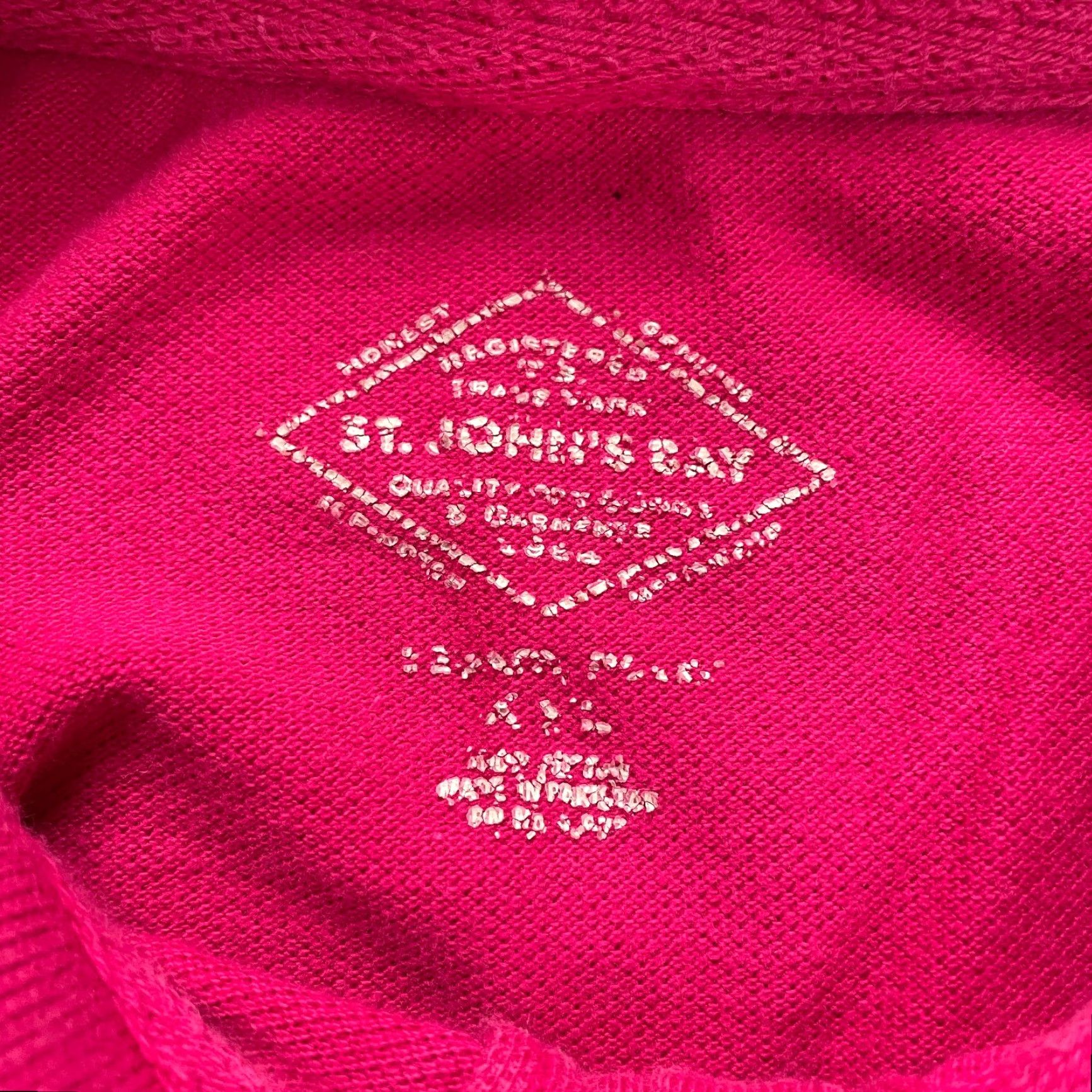 Vintage St. John's Bay Polo Shirt Mens 2XL Pink Collared Short Sleeve Golf Active Casual Size US XXL / EU 58 / 5 - 4 Thumbnail