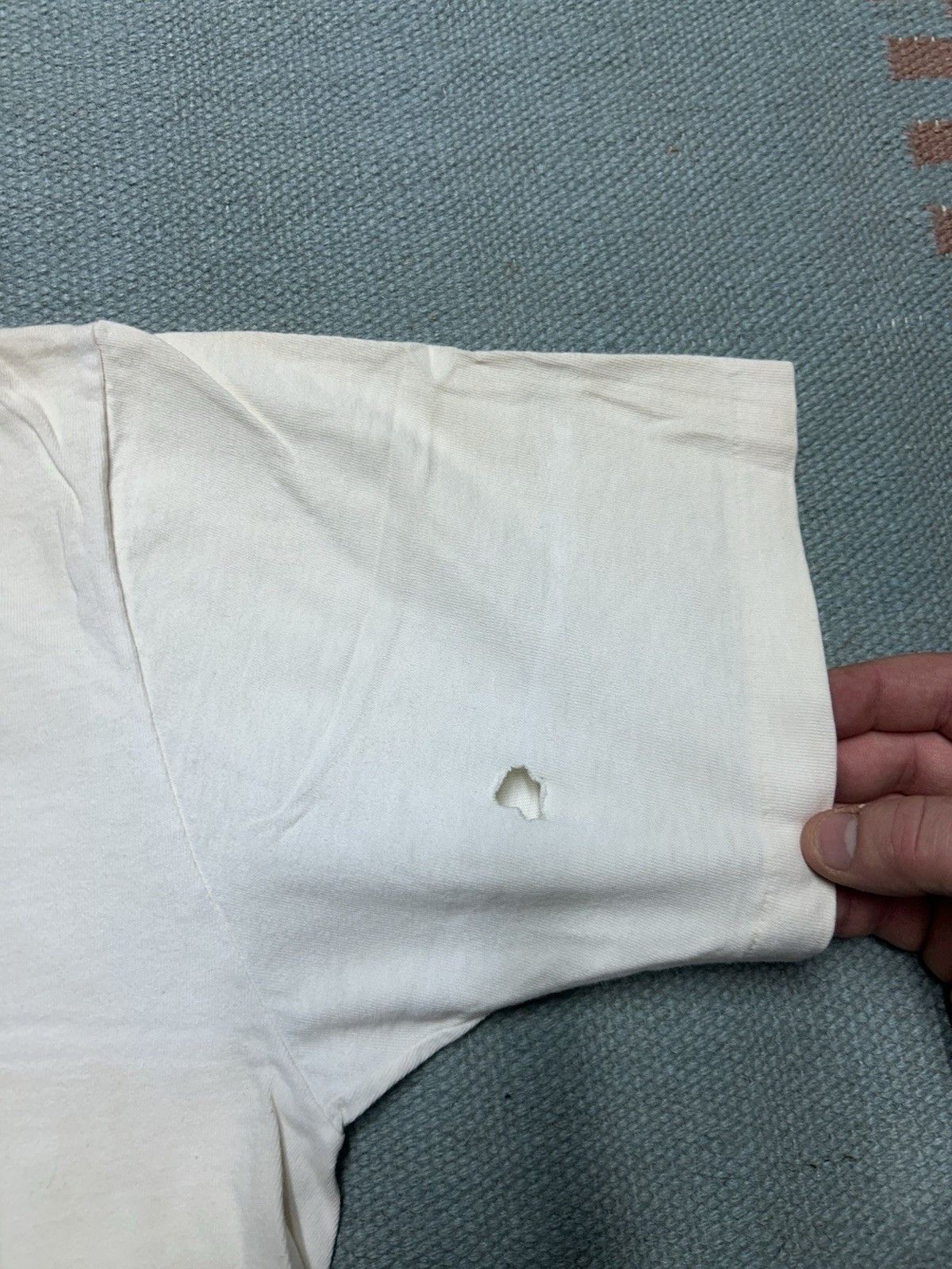 Vintage Vintage 80s pocket t shirt blank white towncraft cotton M Size US M / EU 48-50 / 2 - 10 Thumbnail