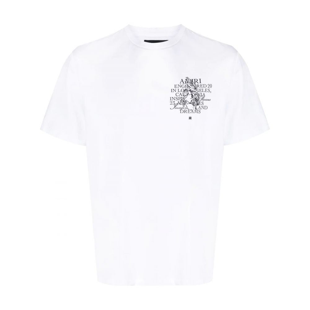 Amiri o1gr1nt0924 Precious Memories T-Shirt in White Size US L / EU 52-54 / 3 - 1 Thumbnail