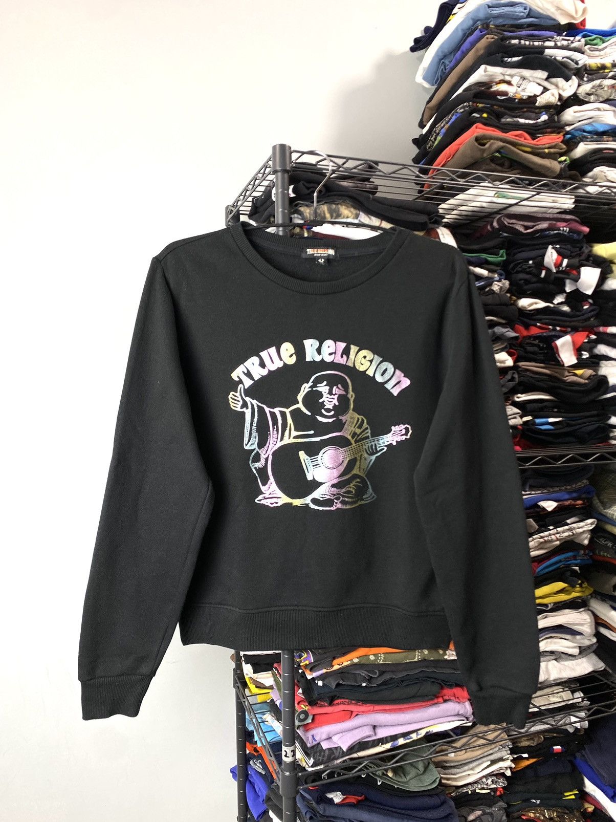 True Religion Vintage True Religion Sweatshirt Hype Sup Reme Size S / US 4 / IT 40 - 1 Thumbnail