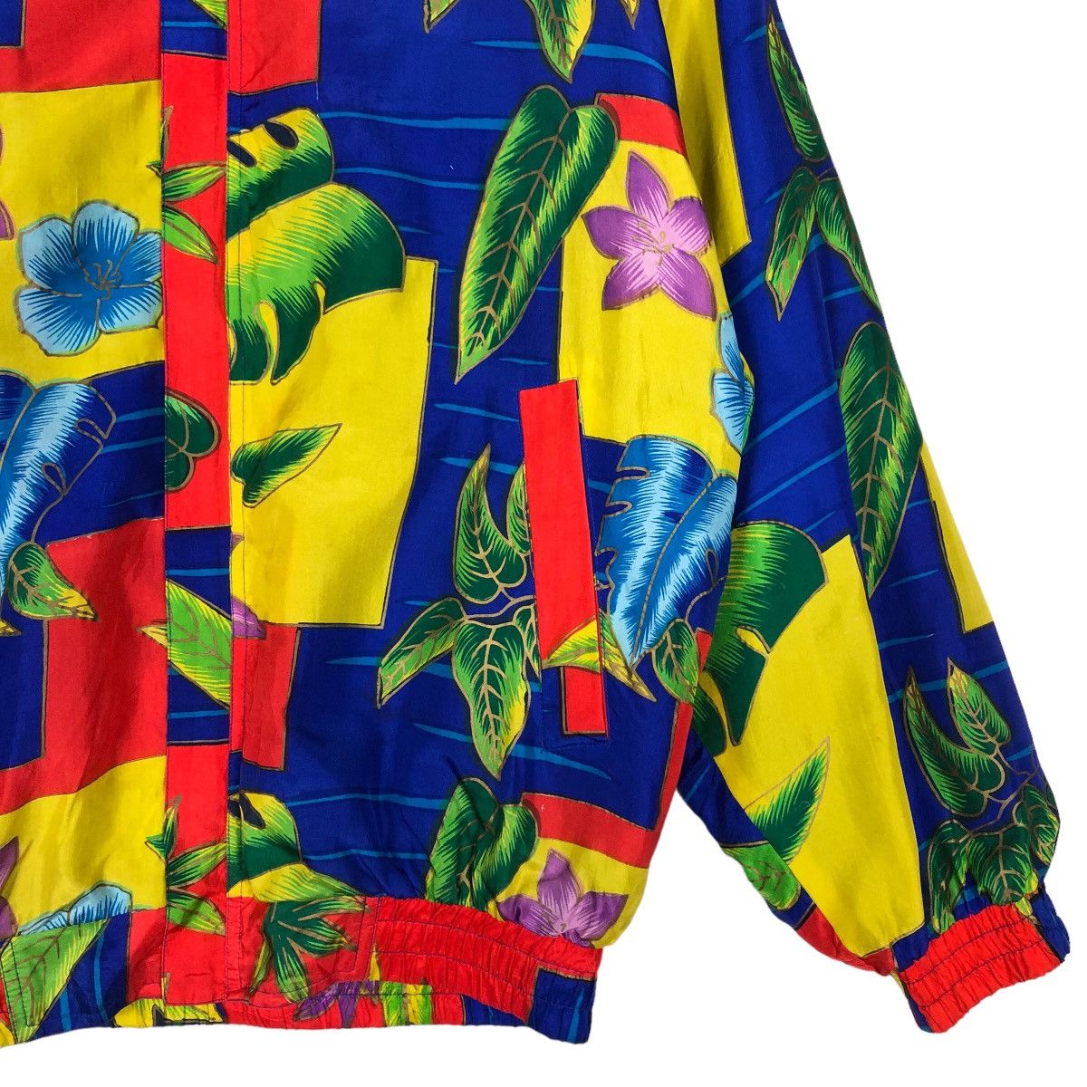 Vintage 🔥90’s Silk Bomber Jacket Coaco Full Print Issey Miyake Size US M / EU 48-50 / 2 - 5 Thumbnail
