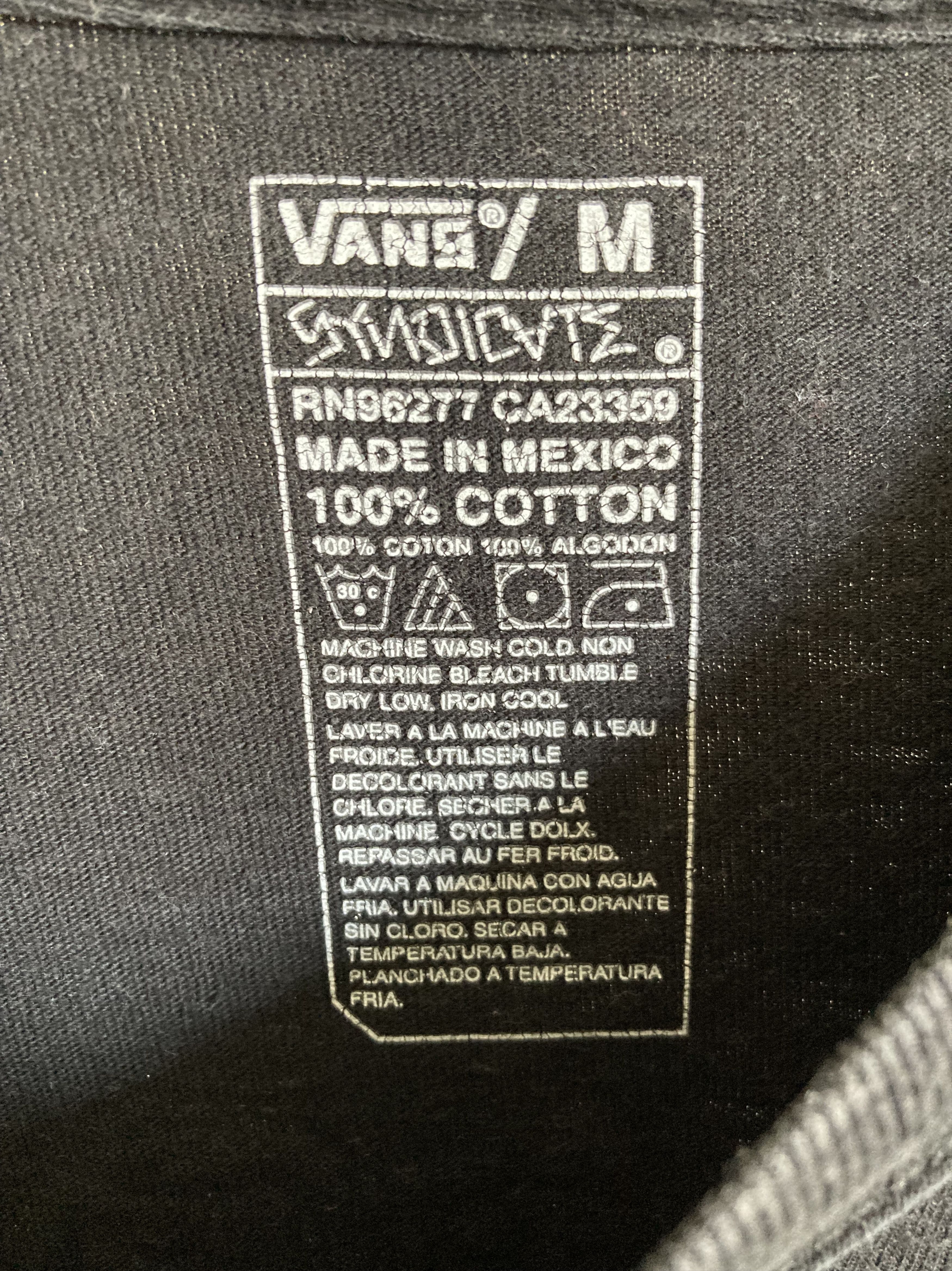 Vans Vans Syndicate. Vintage T-Shirt. Logo Black. Size M. Size US M / EU 48-50 / 2 - 6 Thumbnail