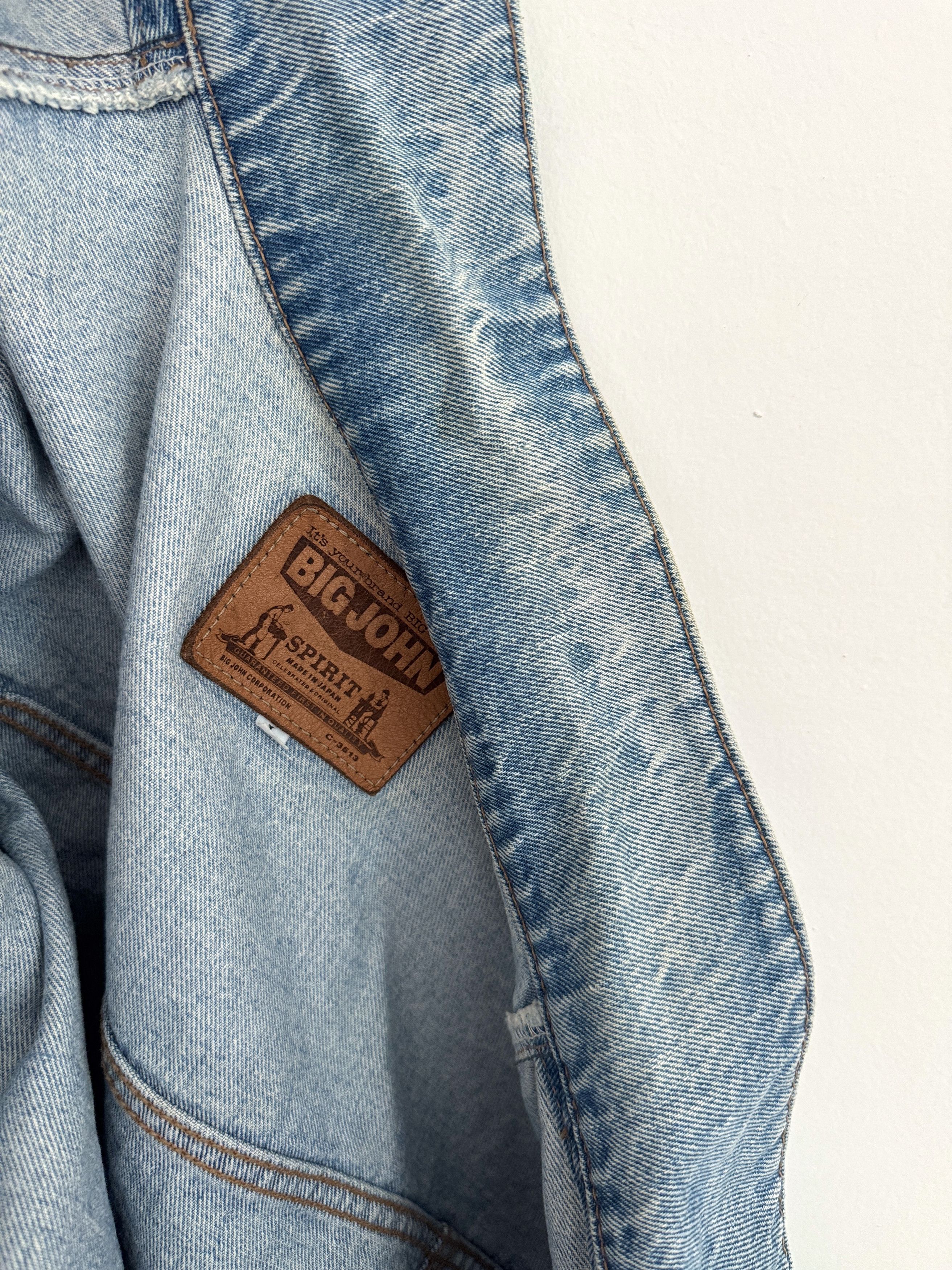 Big John Vintage Big John Denim Jacket Made in Japan Size L Size US L / EU 52-54 / 3 - 7 Thumbnail