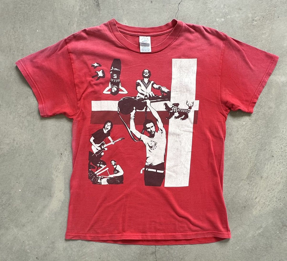 Band Tees VINTAGS MAROON 5 SUN FADED BAND TEE Size US M / EU 48-50 / 2 - 1 Thumbnail