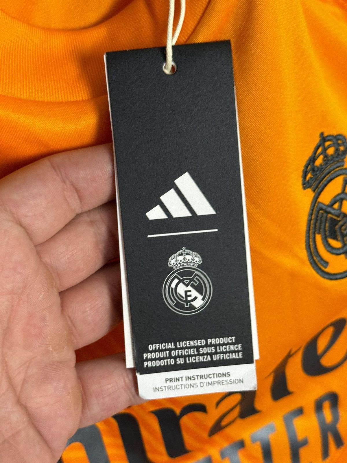 Adidas KIDS New Real Madrid 24/25 Away Bellingham Football Jersey Size US XS / EU 42 / 0 - 10 Thumbnail