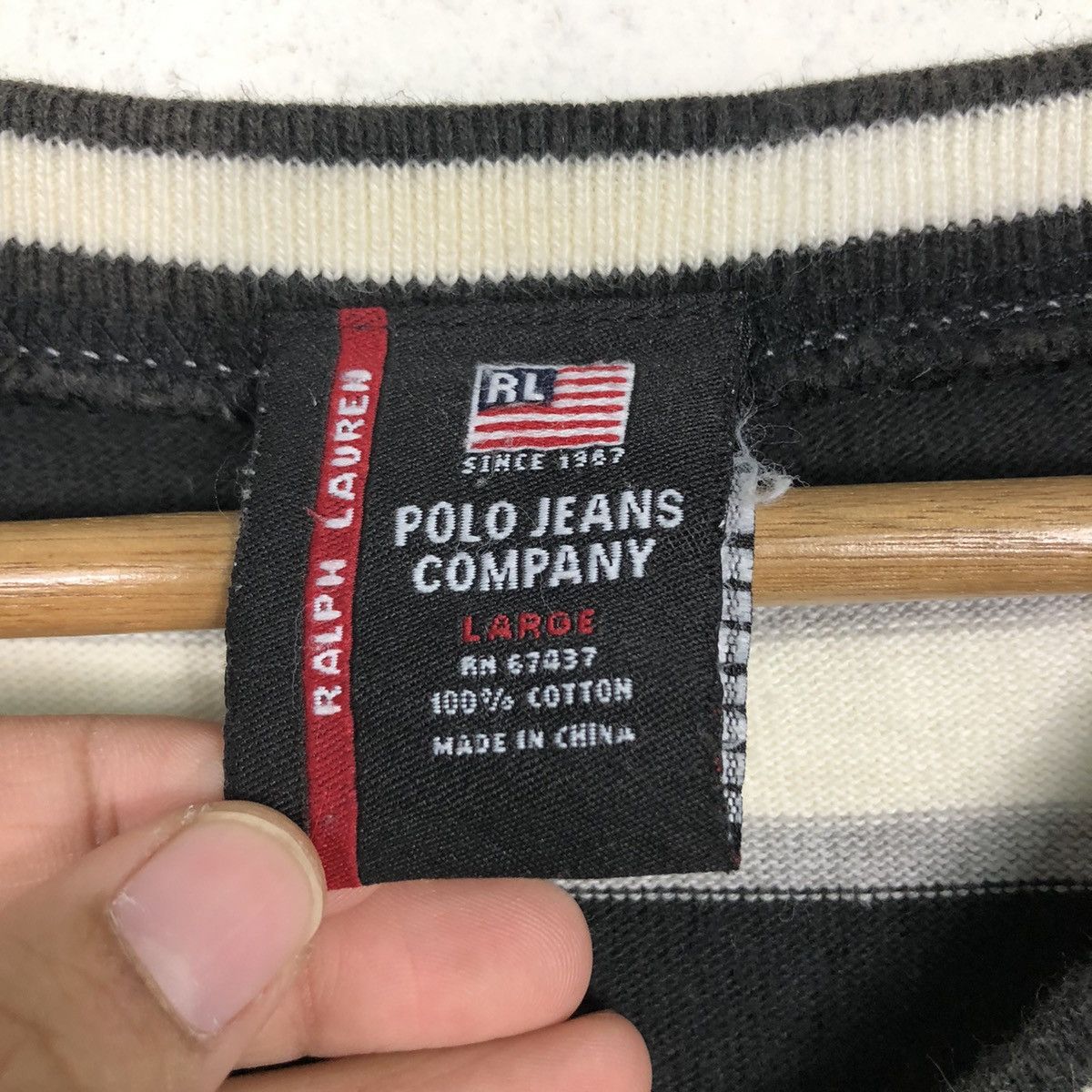 Japanese Brand × Ralph Lauren 📌Vintage Sweatshirt R Lauren Ralph Lauren Jeans Big Logo Size US L / EU 52-54 / 3 - 14 Thumbnail