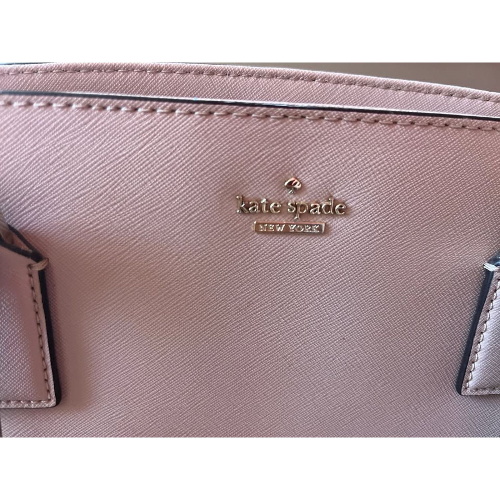Kate Spade Kate Spade Large Serena Satchel Pink Saffiano Leather XL Bag Size ONE SIZE - 4 Thumbnail