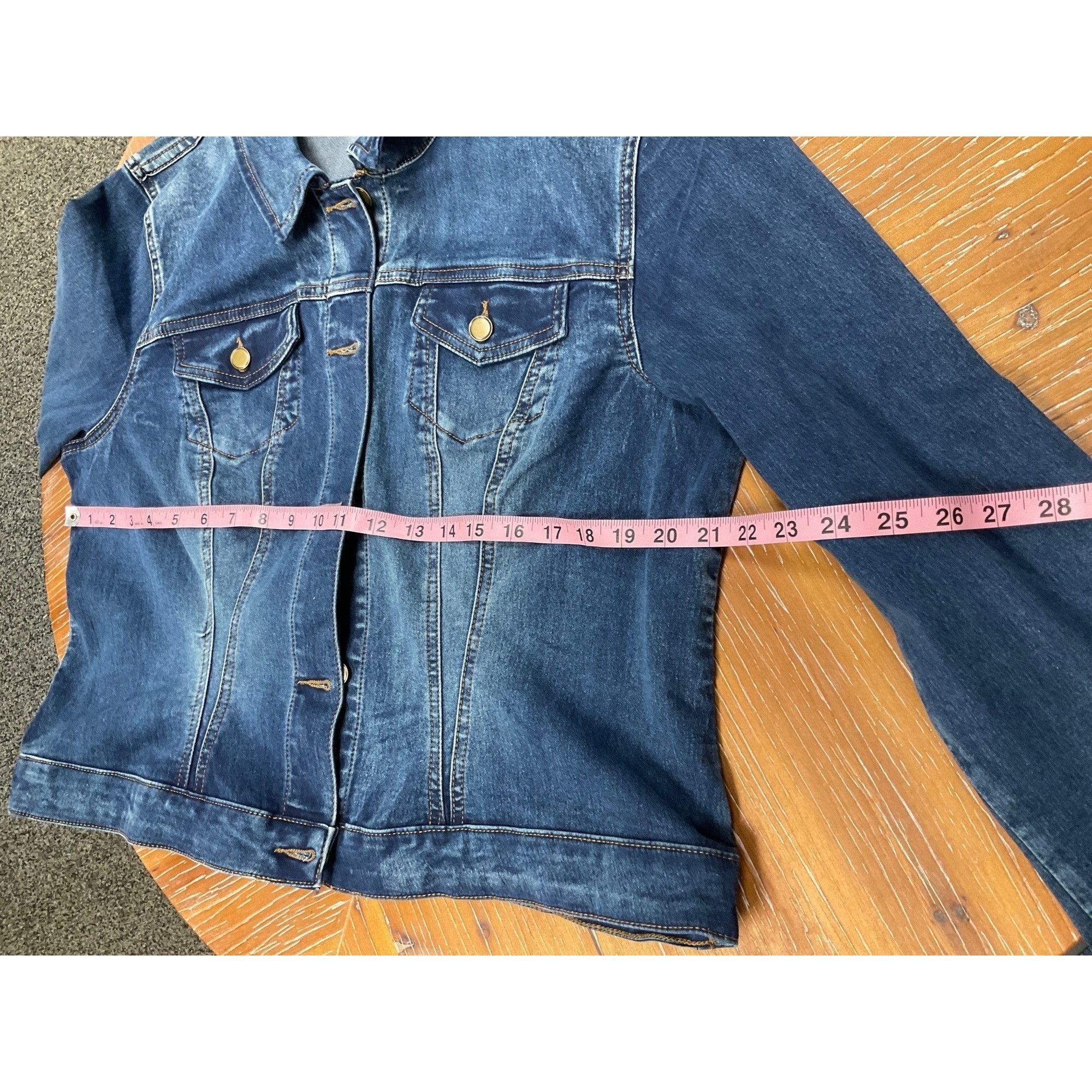 Other Womens Denim Jacket XL By Tribal Jeans Size XL / US 12-14 / IT 48-50 - 5 Thumbnail