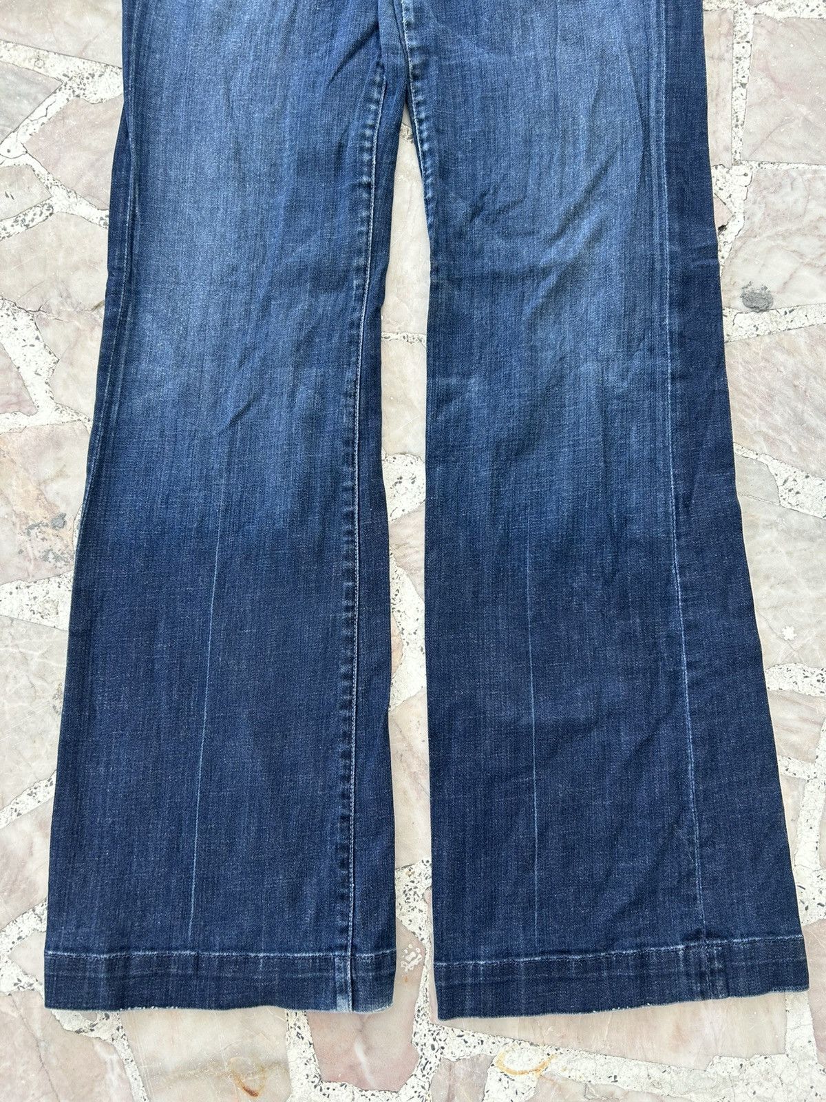 7 For All Mankind 7FAM Japan Flare Vintage Denim Size US 35 - 3 Thumbnail