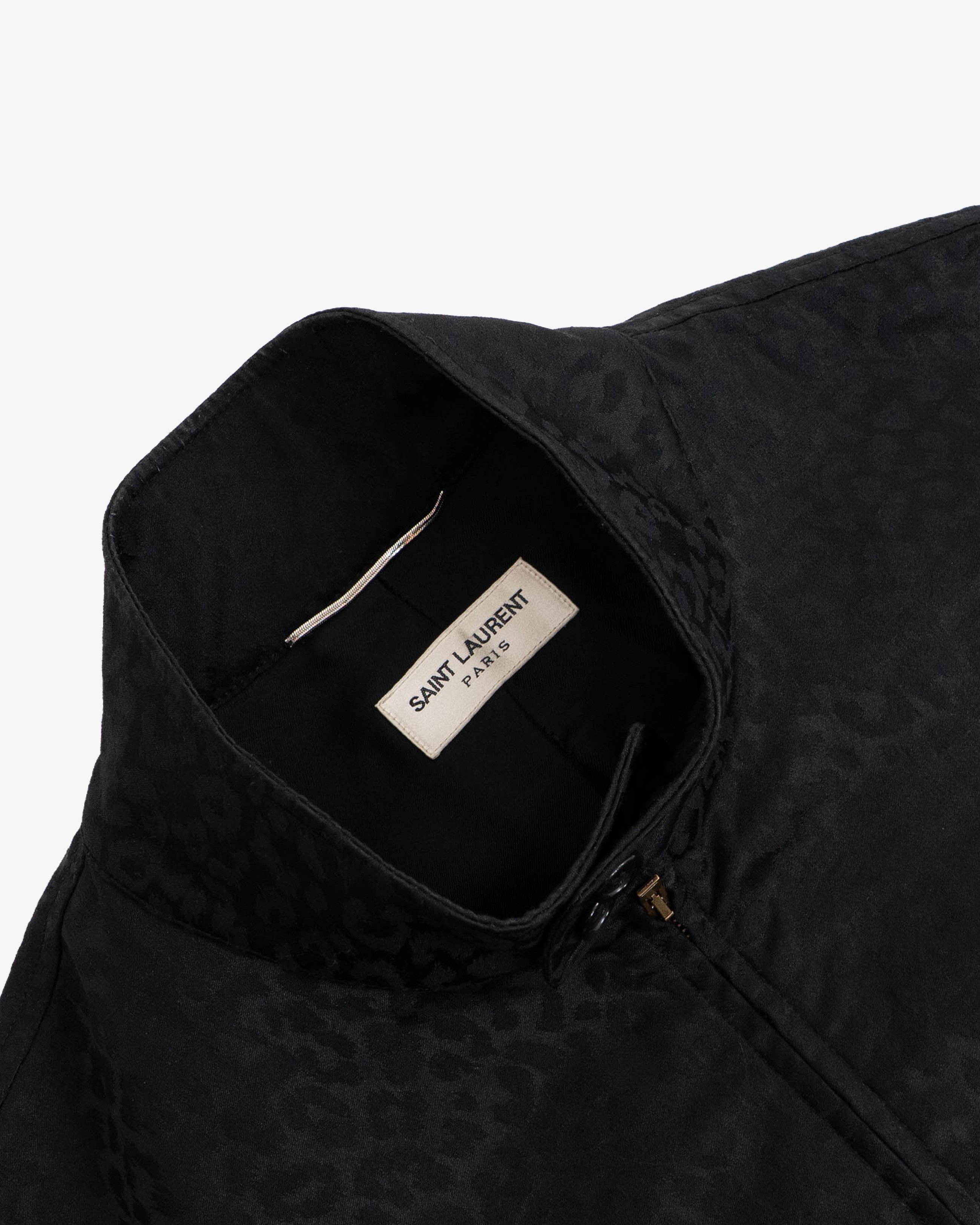 Saint Laurent Paris Black Babycat Button Jacket (FW14) Size US S / EU 44-46 / 1 - 7 Thumbnail