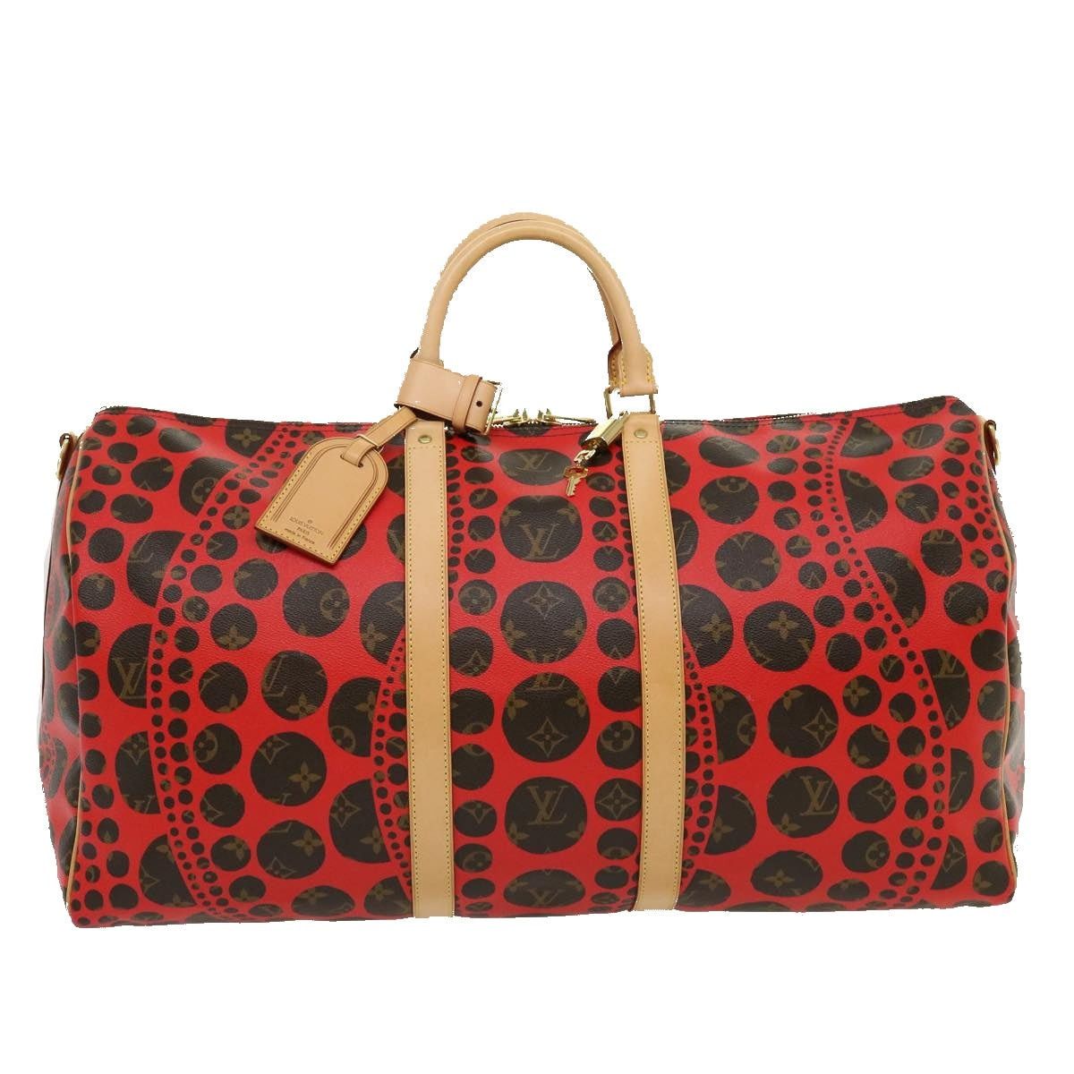 Louis Vuitton LOUIS VUITTON Monogram Yayoi Kusama Keepall Bandouliere55 Size ONE SIZE - 13 Thumbnail