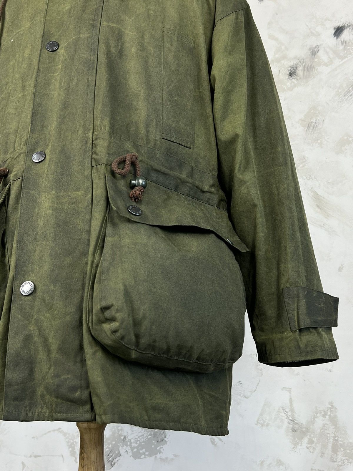 Orvis Vintage mc. Orvis Waxed Jacket Hooded Size S - M Size US S / EU 44-46 / 1 - 4 Thumbnail