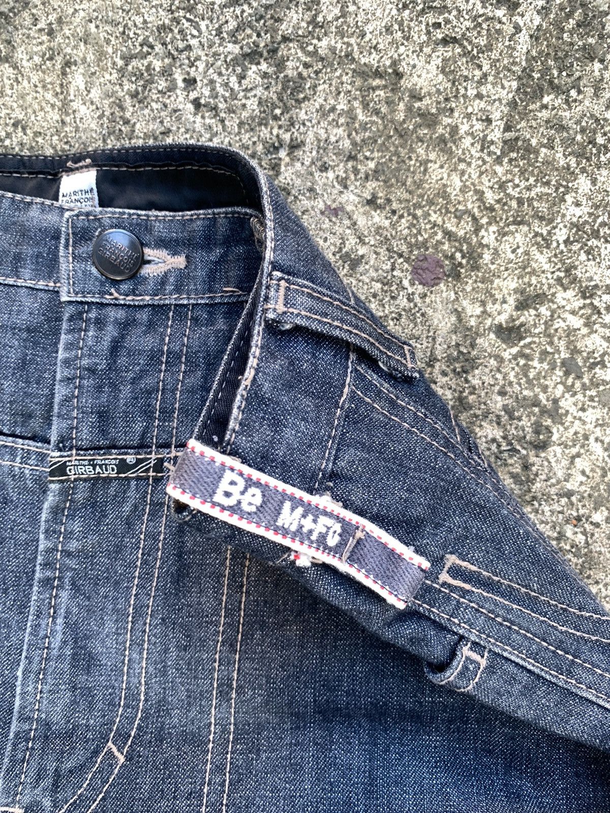 Marithe + Francois Girbaud MFG Marithe Franchois Girbaud Double Knee Selvedge Size US 29 - 5 Thumbnail