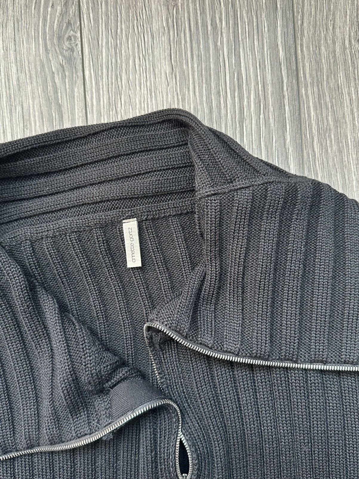 Annette Gortz Annette Görtz Ferry rib‑knit sweater with stand collar Size L / US 10 / IT 46 - 7 Thumbnail