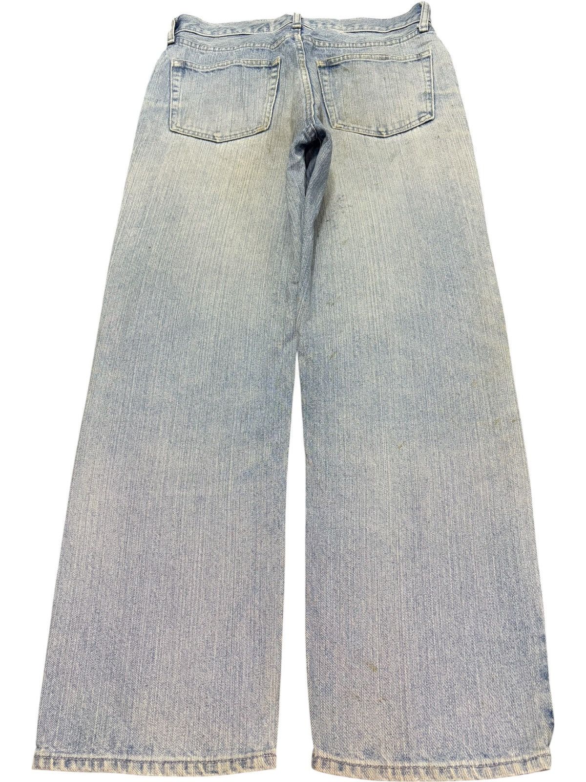 Uniqlo Vintage Japanese Uniqlo Sashiko Style Distressed Jeans Size US 30 / EU 46 - 2 Thumbnail