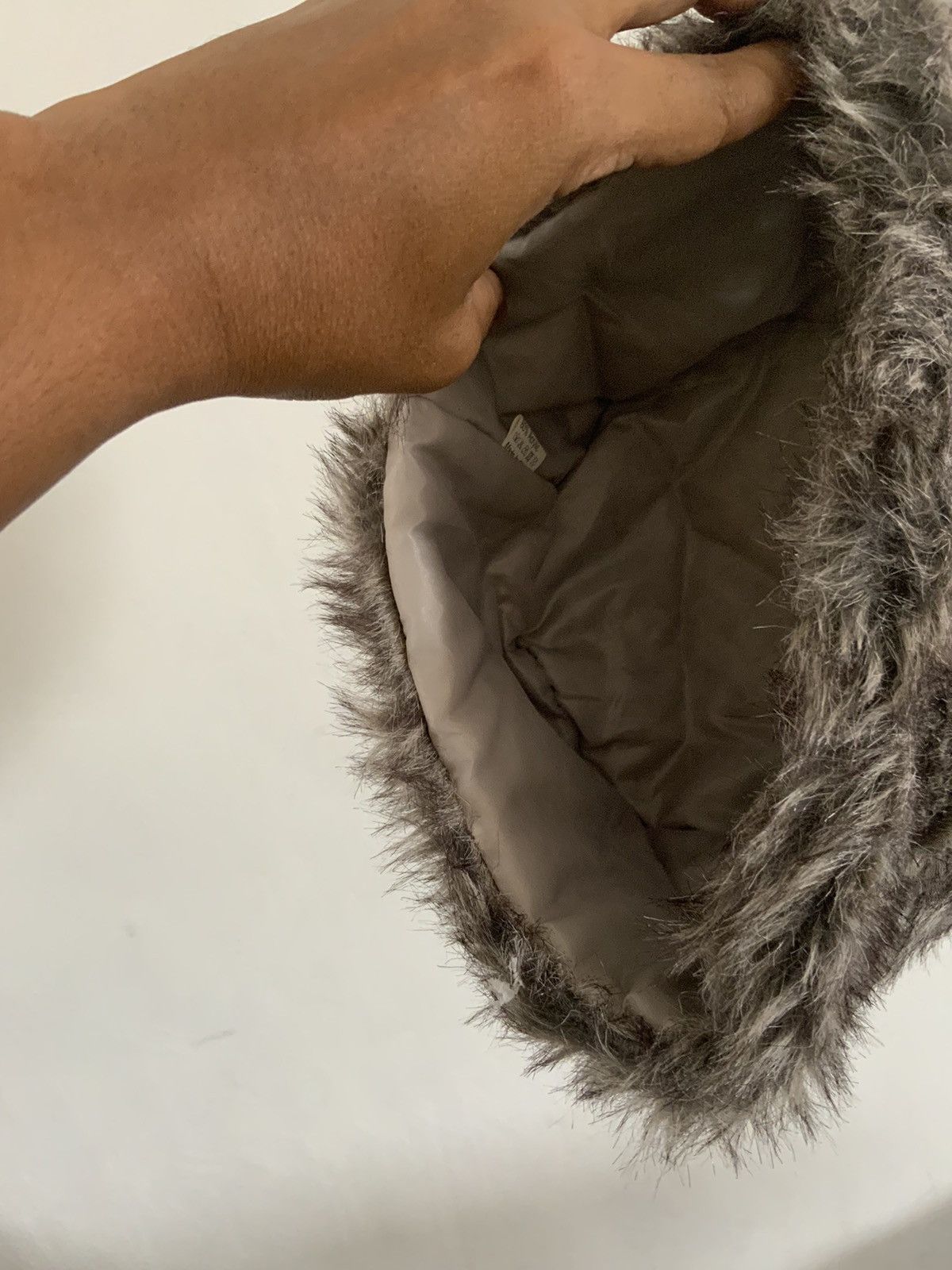 Japanese Brand Mohair Faux Fur Winter Session Bucket Hat Cap Size ONE SIZE - 9 Thumbnail