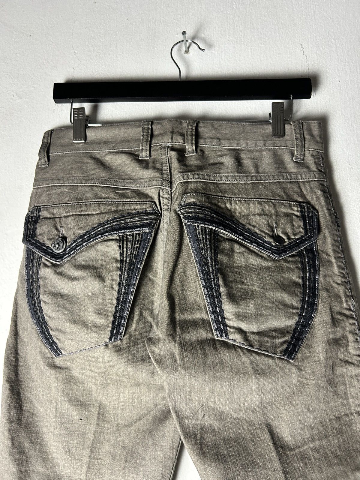 Japanese Brand 292195 Homme Whiskered Jeans Skull Button Size US 30 / EU 46 - 9 Thumbnail