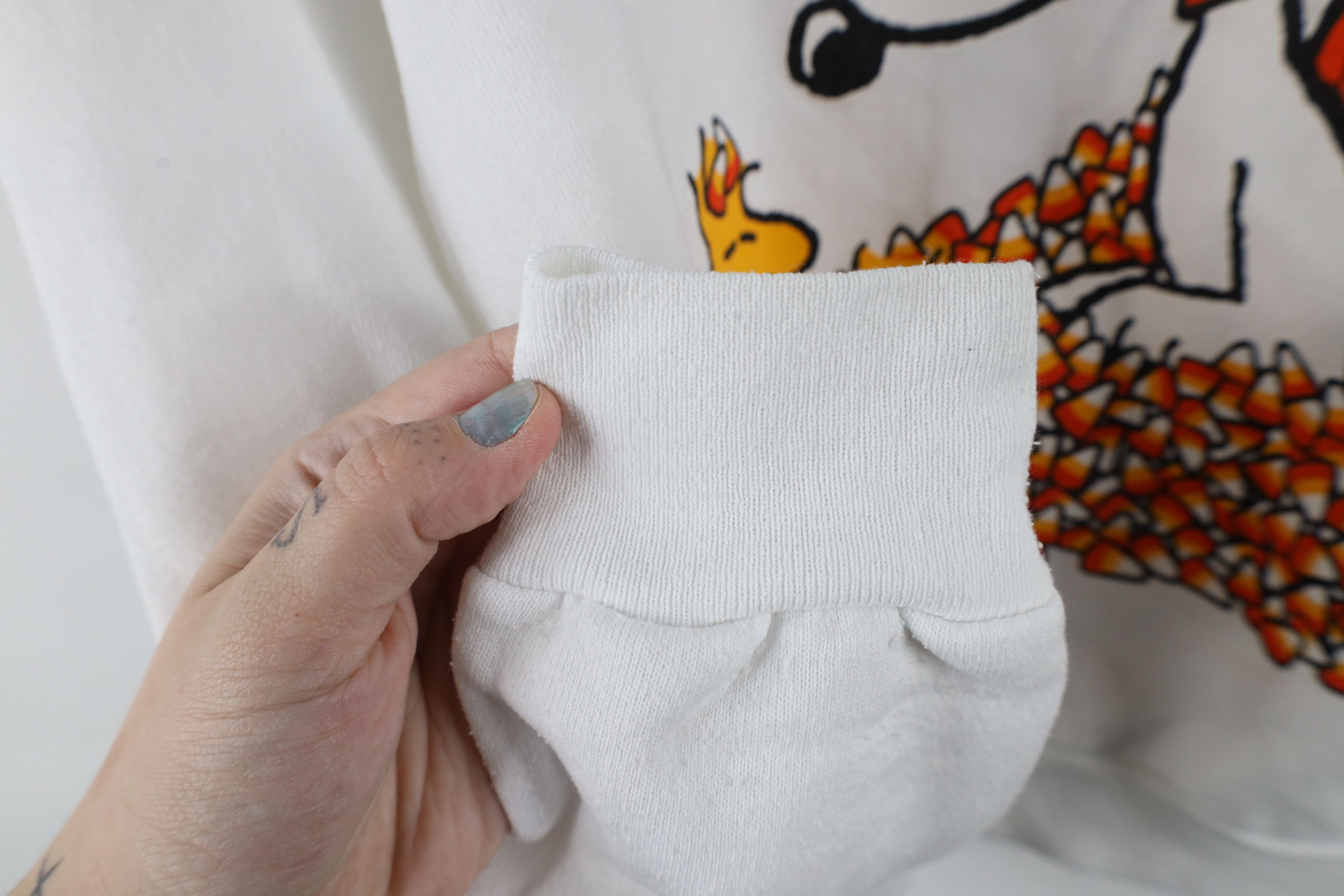 Vintage Vintage 90s Peanuts Snoopy Crewneck Sweatshirt White USA Size M / US 6-8 / IT 42-44 - 7 Thumbnail