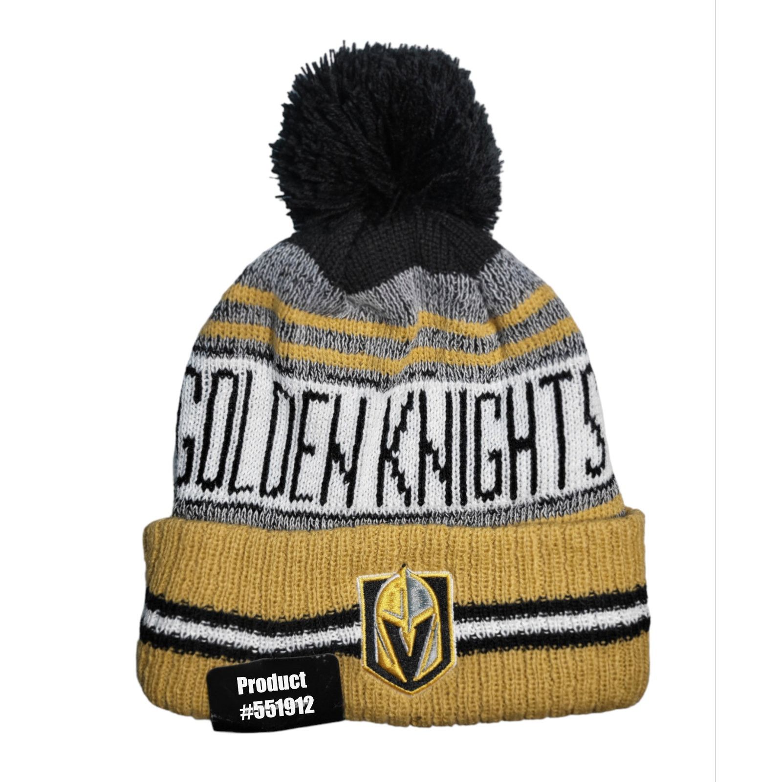 Other NWT Vegas Golden Knights Sports Knit Pom Beanie Fleece Lined Size ONE SIZE - 3 Thumbnail