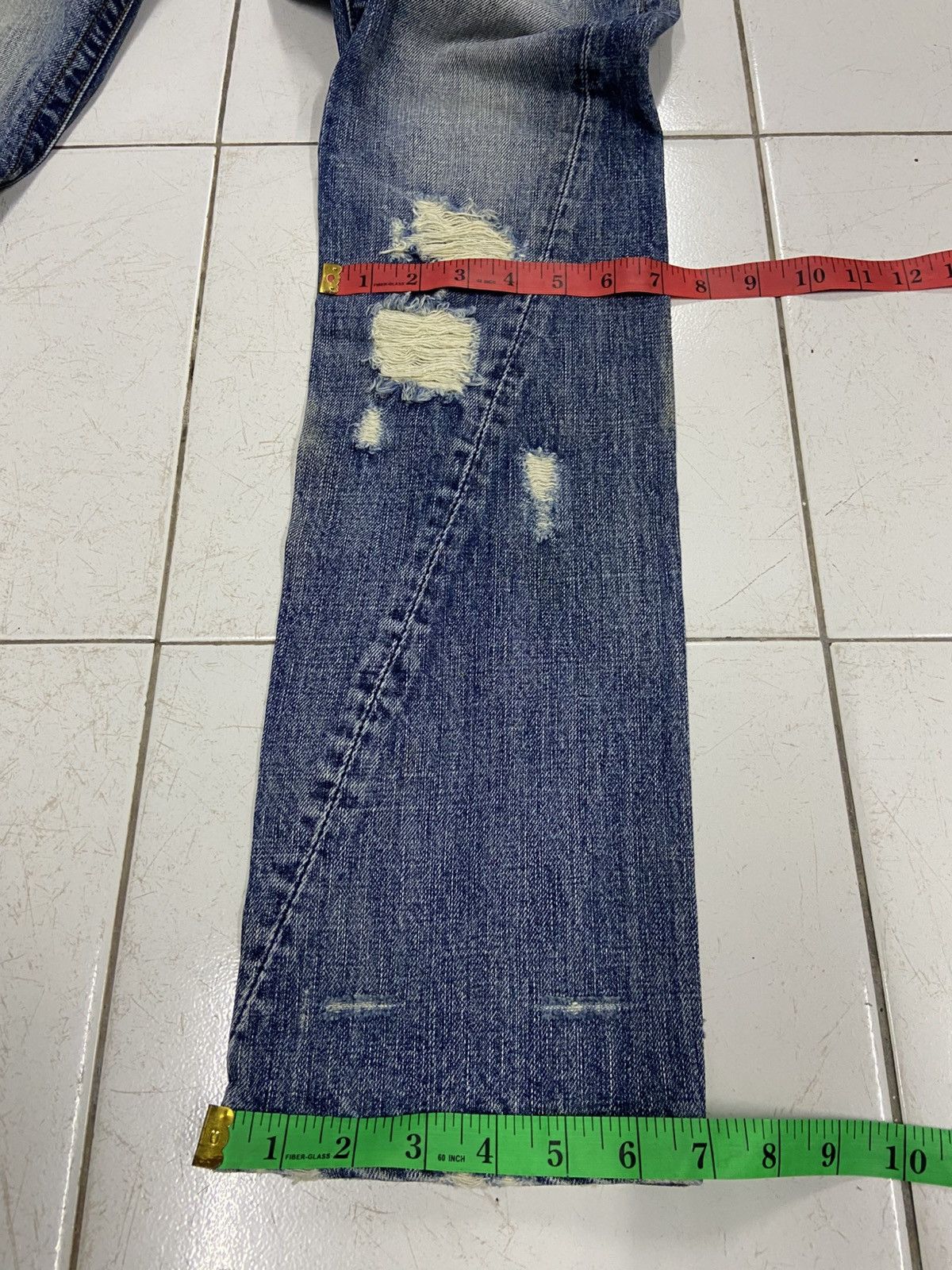 HARE HARE EXCLUSIVE DESIGN JAPANESE BRAND DENIM JEANS Size US 32 / EU 48 - 13 Thumbnail