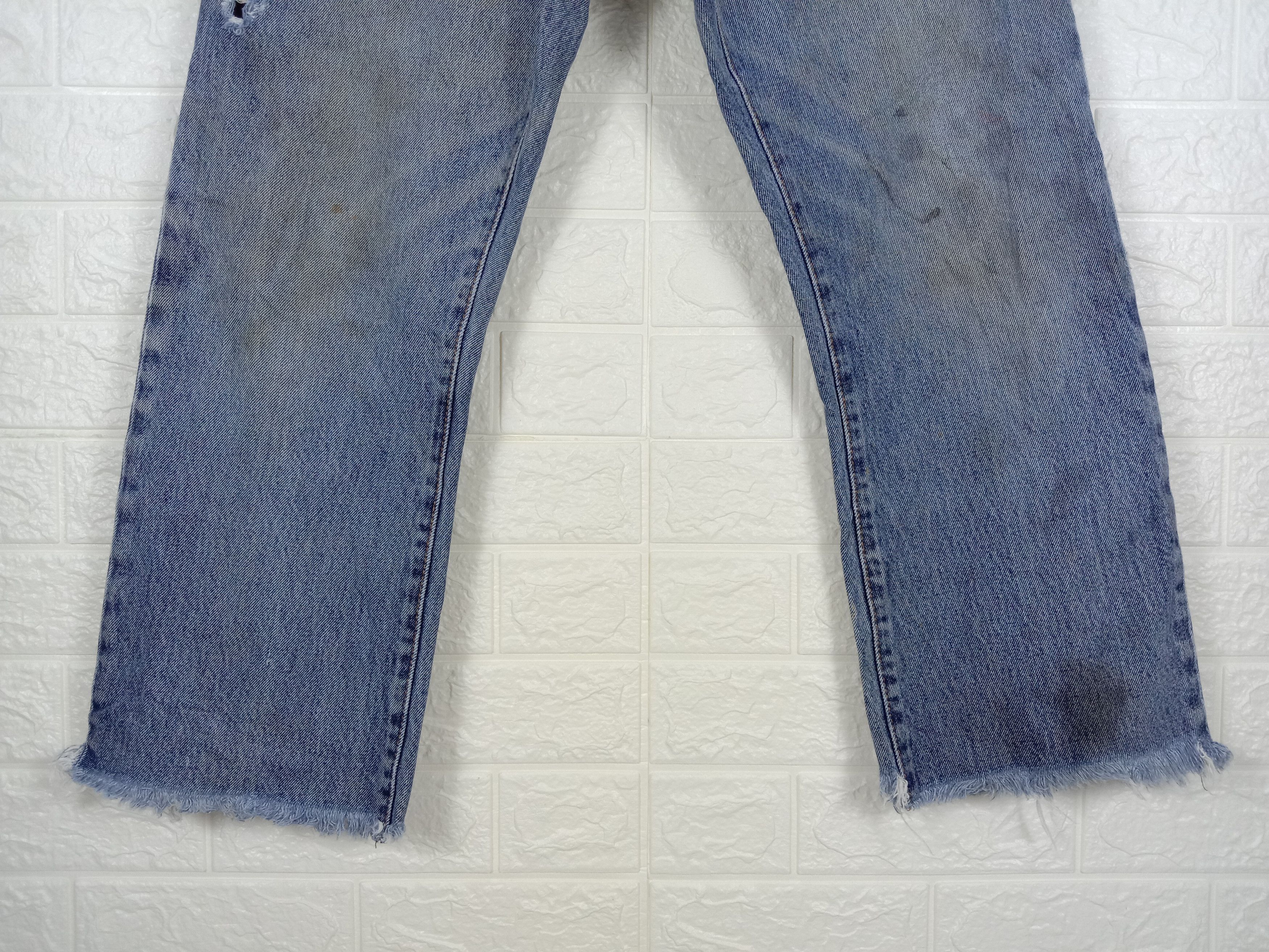 Levi's Vintage Levi's 517 Flare Jeans Dirty Wash Distressed Denim Size US 33 - 4 Thumbnail