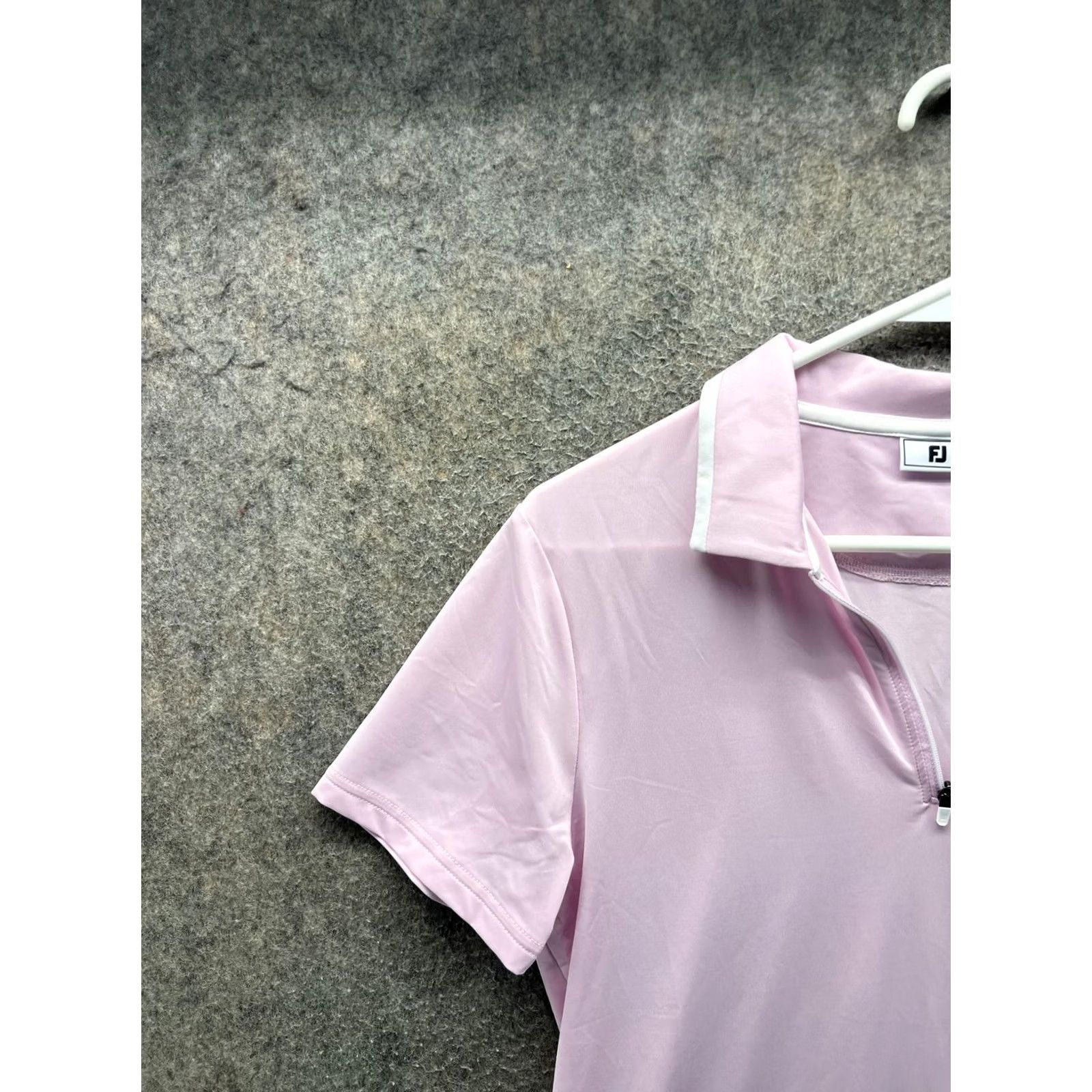 Footjoy FootJoy Polo Shirt Womens M Pink Short Sleeve 1/4 Zip Regions Tradition Golf Activewear Summer Womens Size M / US 6-8 / IT 42-44 - 7 Thumbnail
