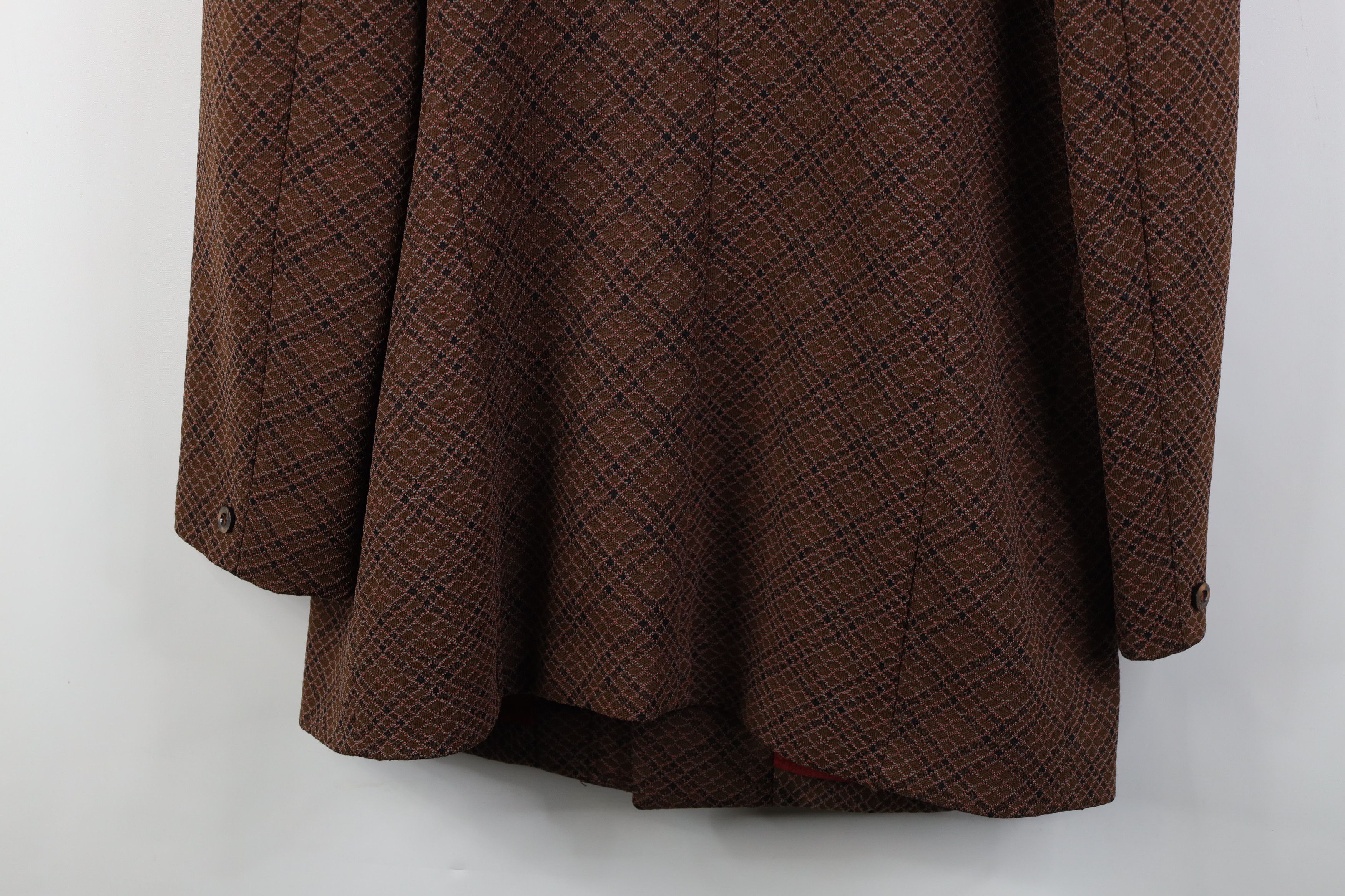 Vintage Vintage 60s 70s Streetwear Knit Button Jacket Blazer Plaid Size US XXL / EU 58 / 5 - 16 Thumbnail