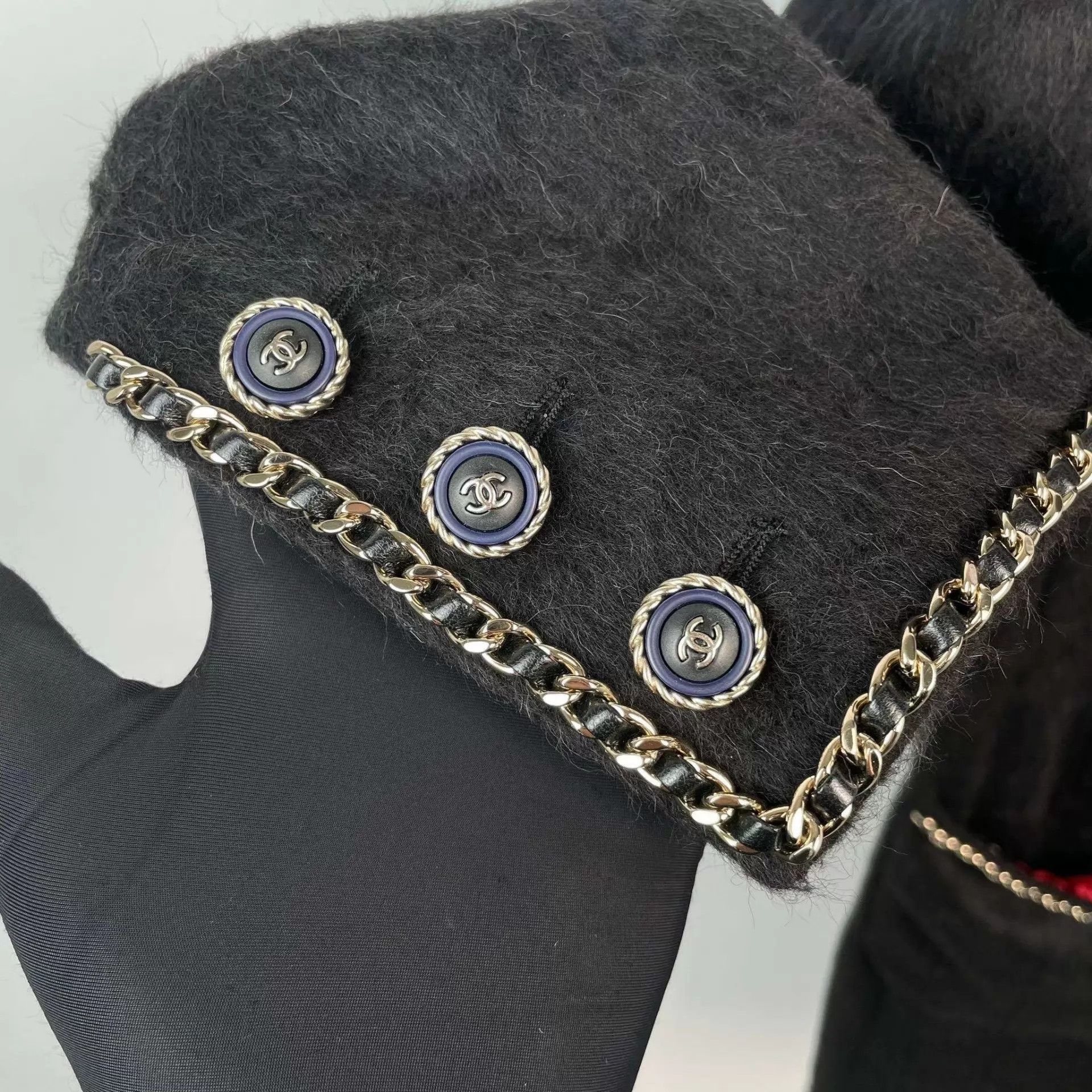 Chanel Chanel black 34 long jackets Size XS / US 0-2 / IT 36-38 - 4 Thumbnail