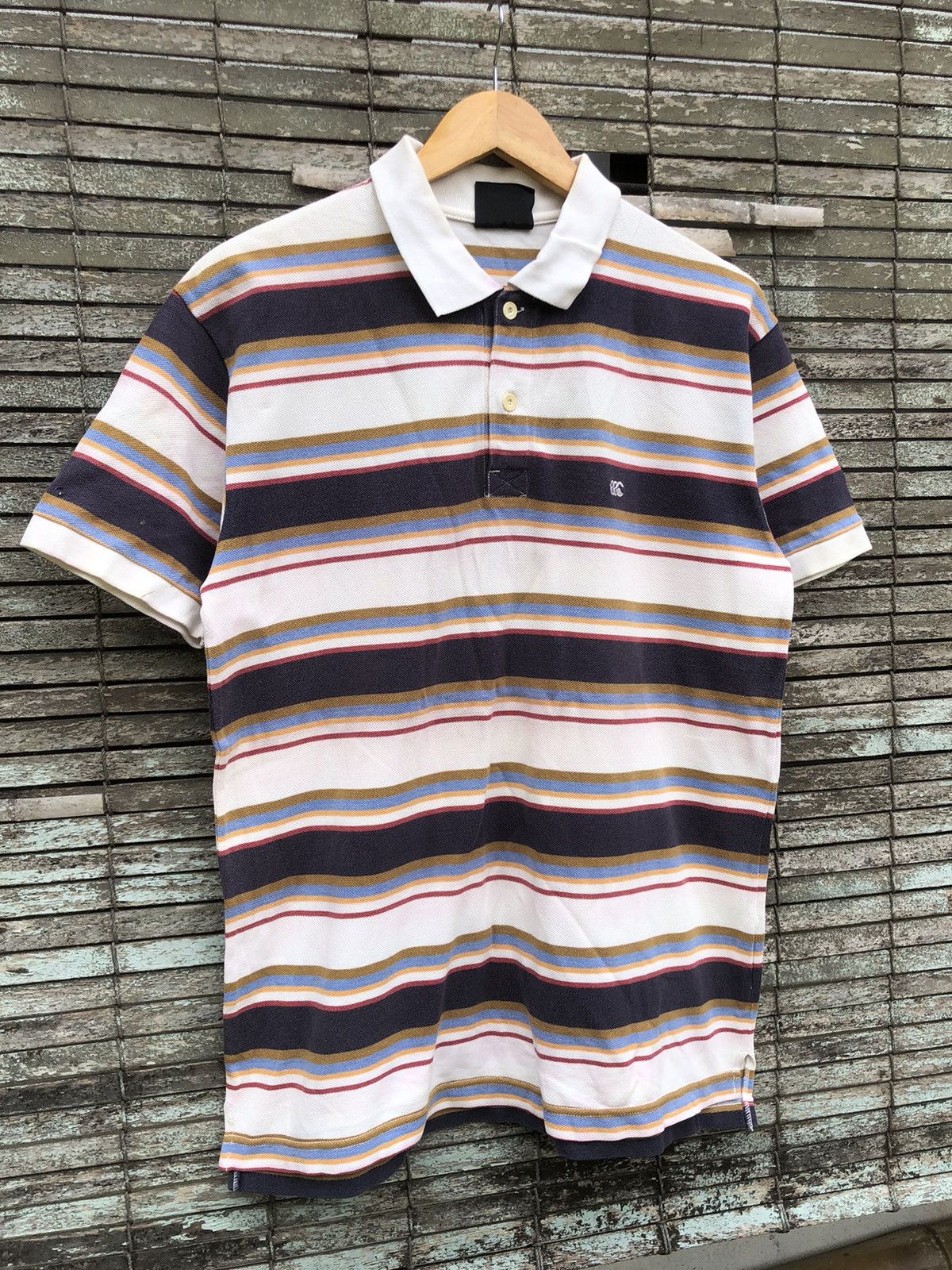Canterbury of New Zealand Vintage Canterbury Of New Zealand Stripe Polo Shirt Size US L / EU 52-54 / 3 - 2 Thumbnail