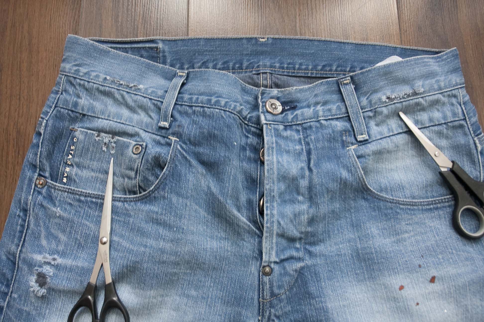G-Star G Star Jeans Size 33x32.5 Distressed Blue New Radar Slim Size US 33 - 4 Thumbnail