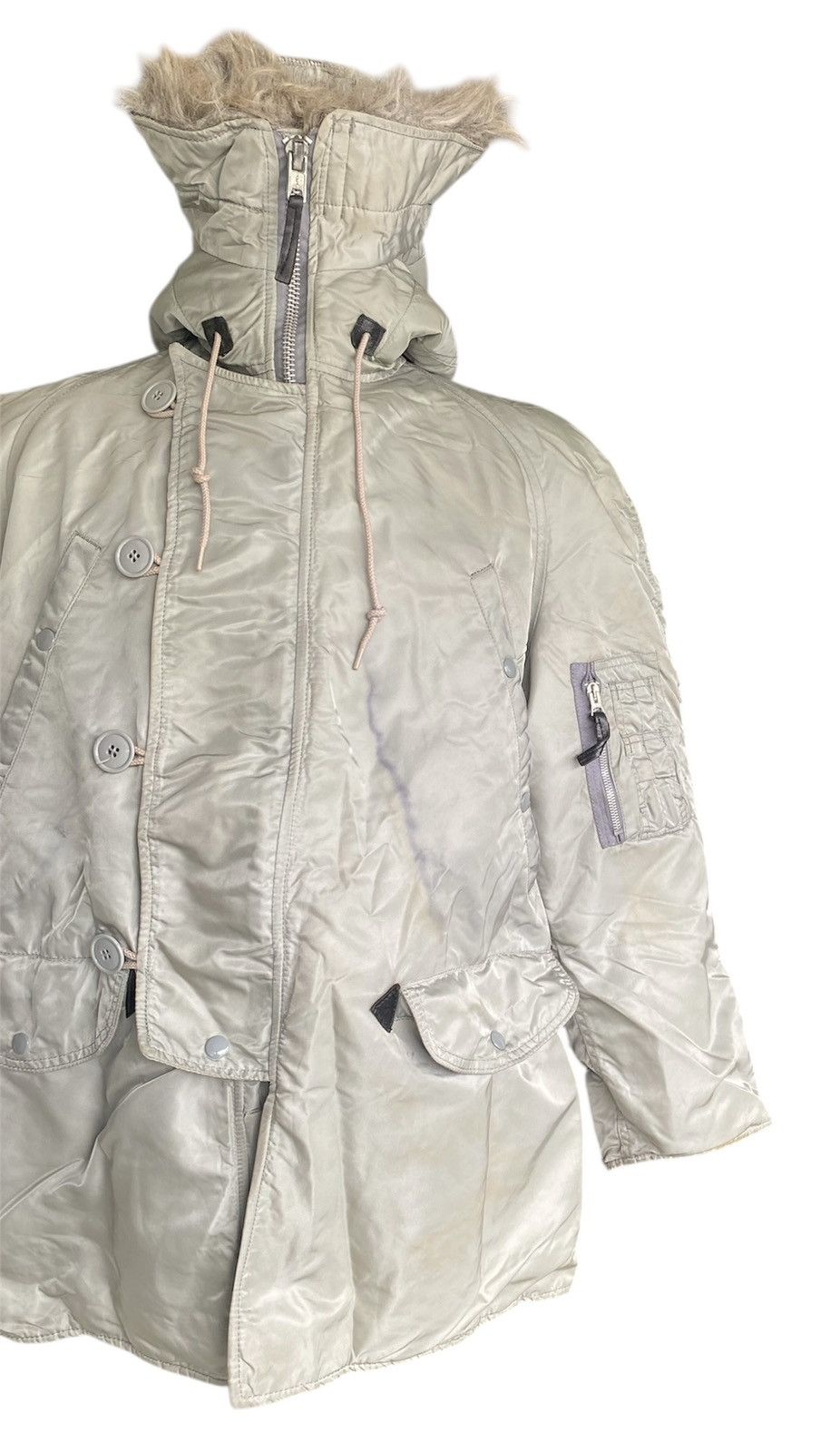 Alpha Industries Vtg N3B Alpha Bomber Jacket Heavy Size US S / EU 44-46 / 1 - 6 Thumbnail
