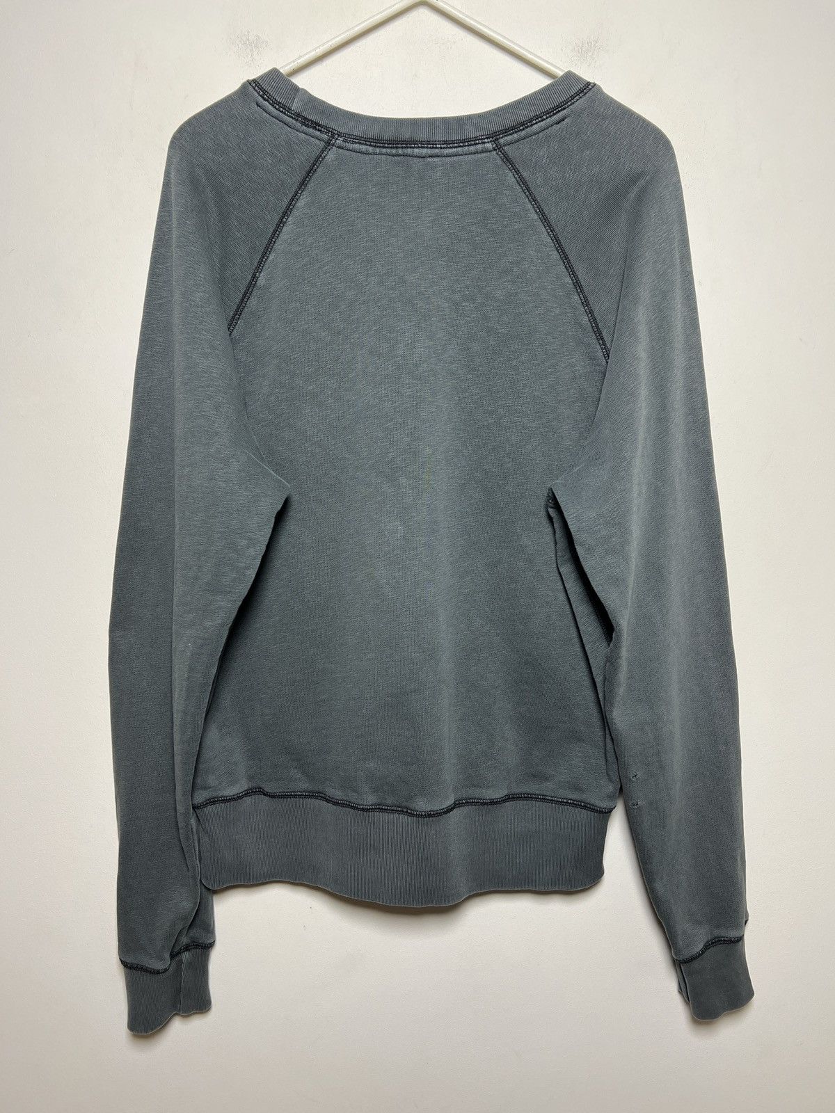 Acne Studios acne y2k washed green crewneck sweatshirt Size US M / EU 48-50 / 2 - 11 Thumbnail
