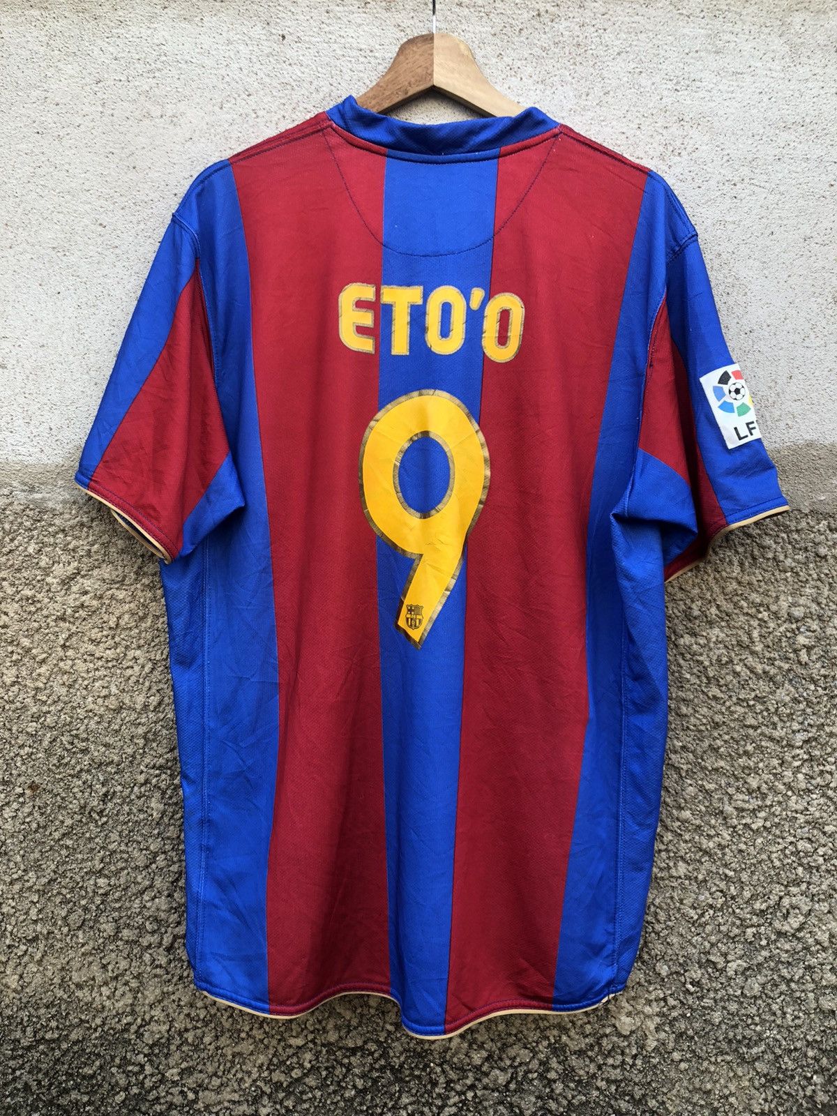 Vintage Rare🔥 Vintage 2007 Barcelona Fc "Samuel Eto'o" #9 Jersey Size US L / EU 52-54 / 3 - 2 Thumbnail