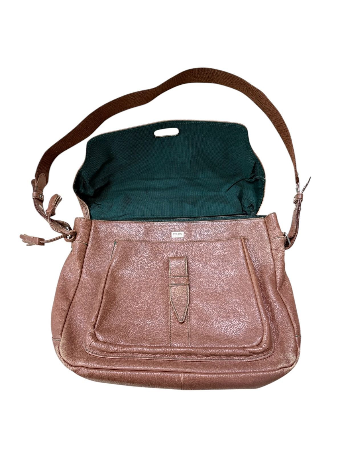 Kenzo VINTAGE KENZO PARIS LEATHER MASENGER BAG Size ONE SIZE - 19 Thumbnail