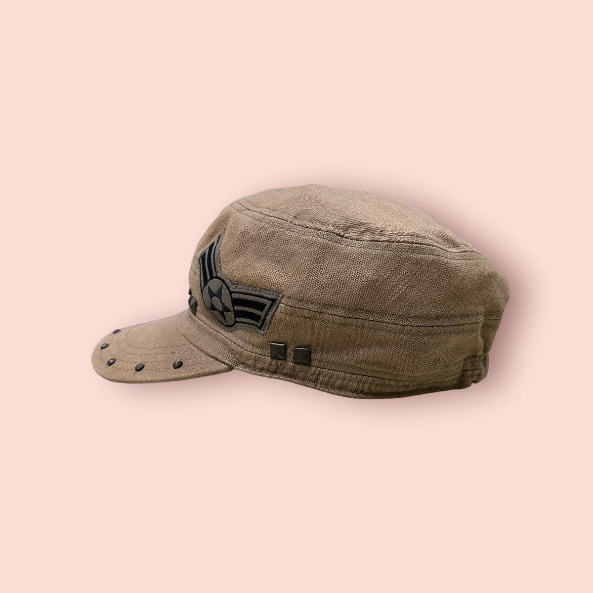 Japanese Brand VINTAGE JAPAN MILITARY AIR FORCE FITTED HAT Size ONE SIZE - 3 Thumbnail
