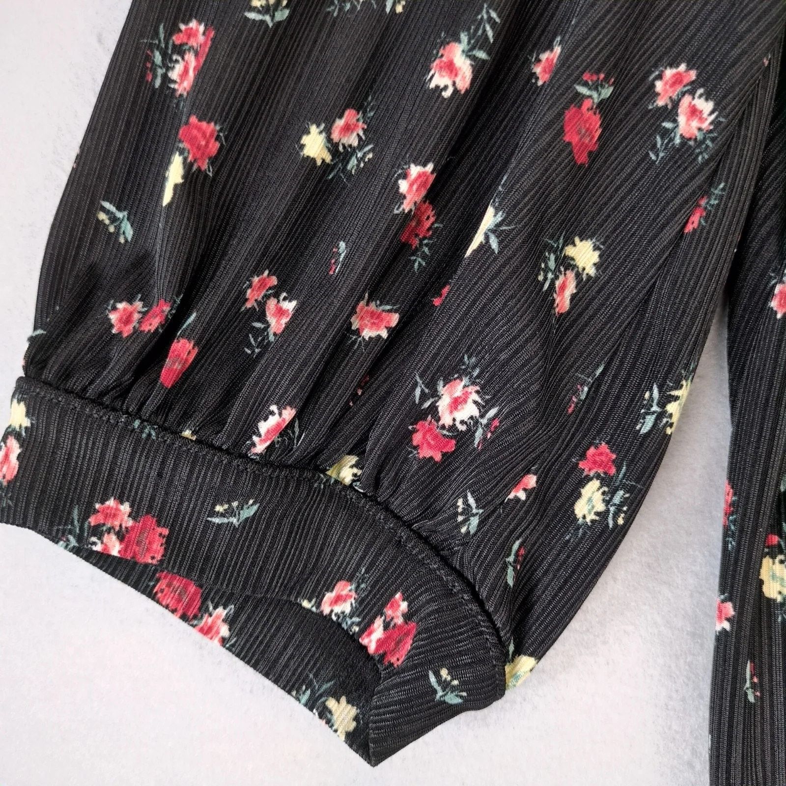 Other NWT Lane Bryant Black Floral Button Up Shirt Women's 26/28 Size 3XL / US 20-22 - 9 Thumbnail