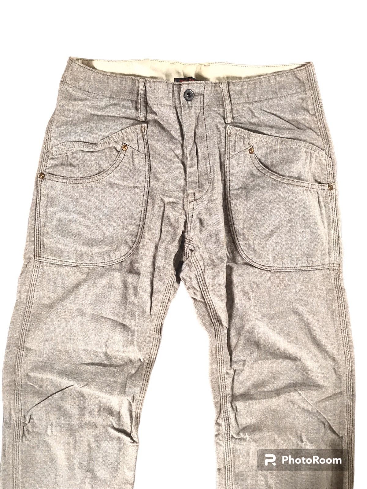 Blue Blue Japan × Vintage VTG BLUE WAY PANTS Size US 32 / EU 48 - 3 Thumbnail