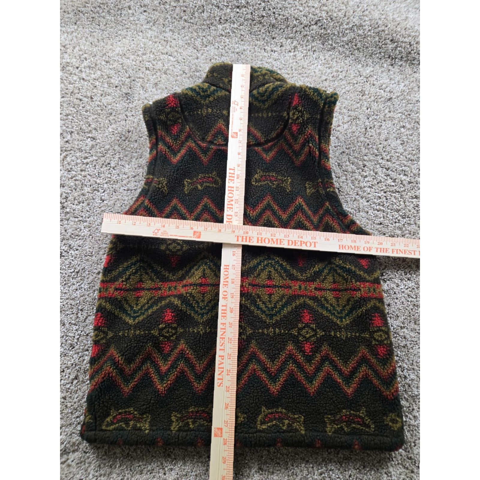 Royal Robbins VINTAGE Royal Robbins Vest Shirt Womens Small Green Aztec Southwest Full Zip Size S / US 4 / IT 40 - 7 Thumbnail