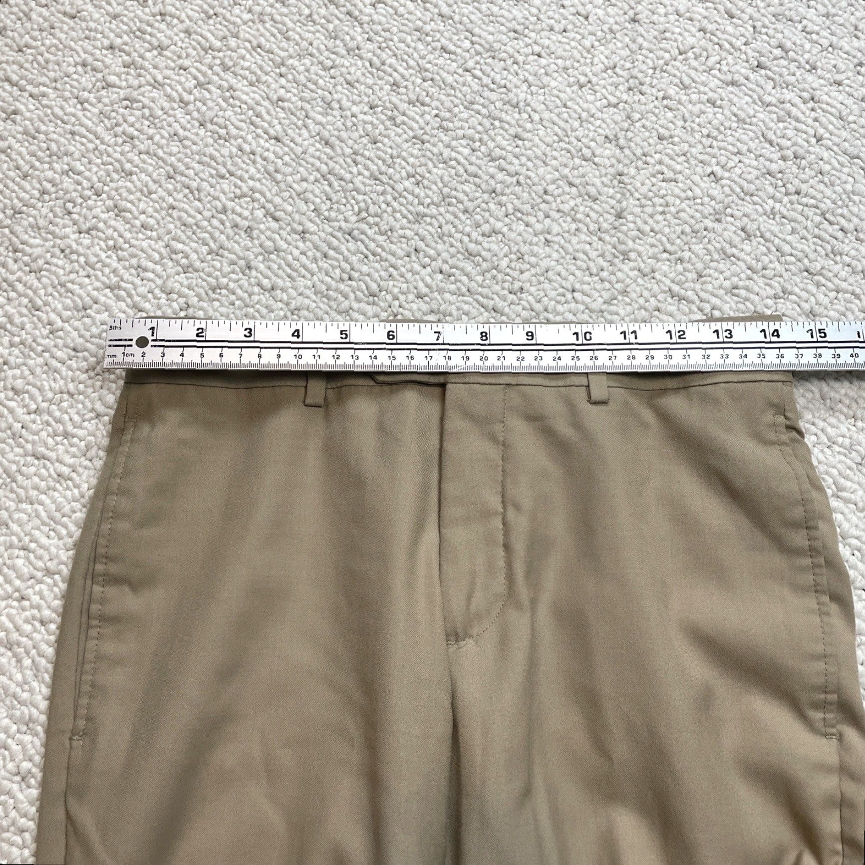 Pronto Uomo Pronto Uomo Dress Pants Mens 29x32 Brown Straight Polyester Slacks Trousers Size US 29 - 6 Thumbnail