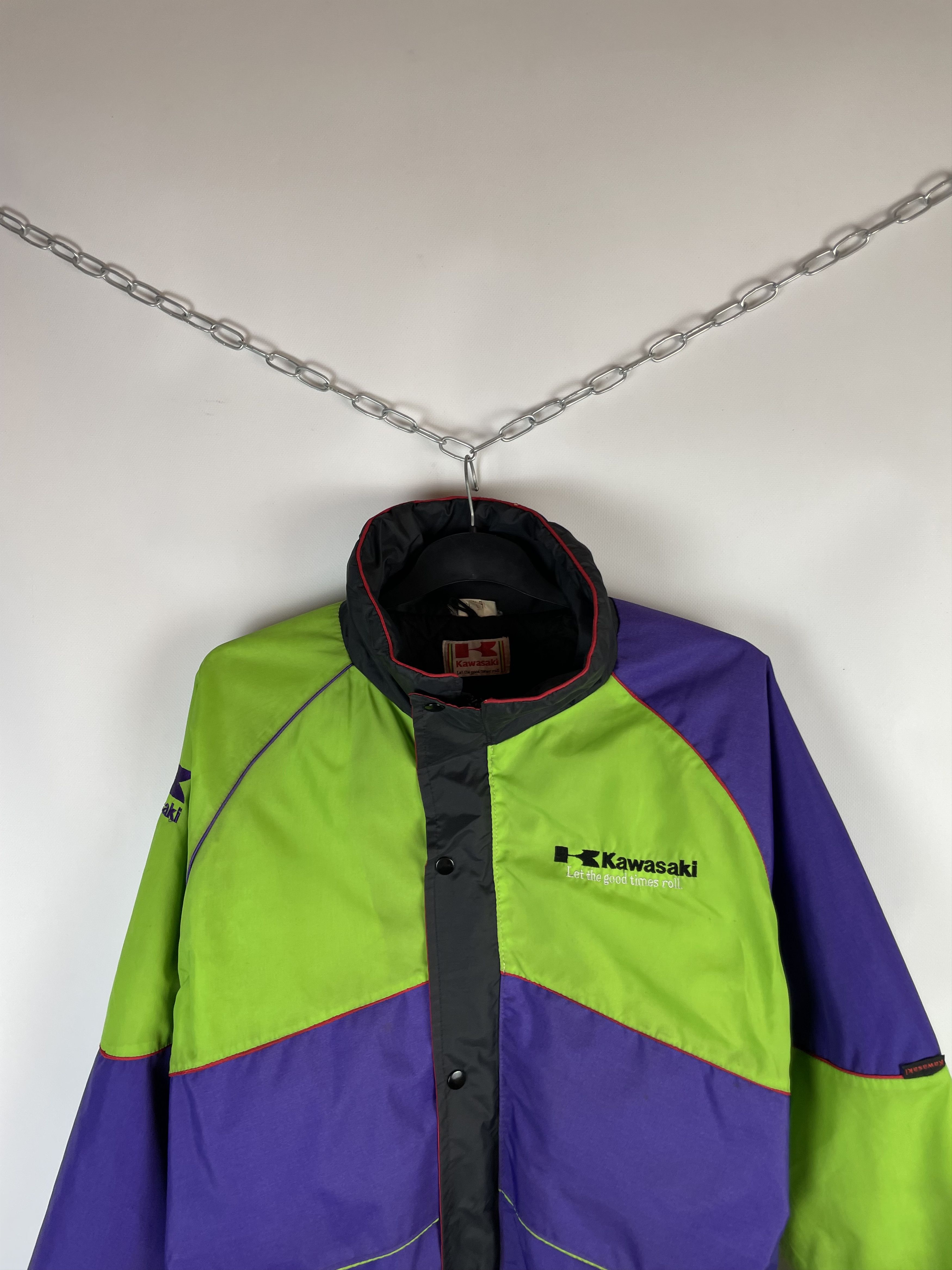 Japanese Brand Vintage Kawasaki jacket Size US L / EU 52-54 / 3 - 3 Thumbnail